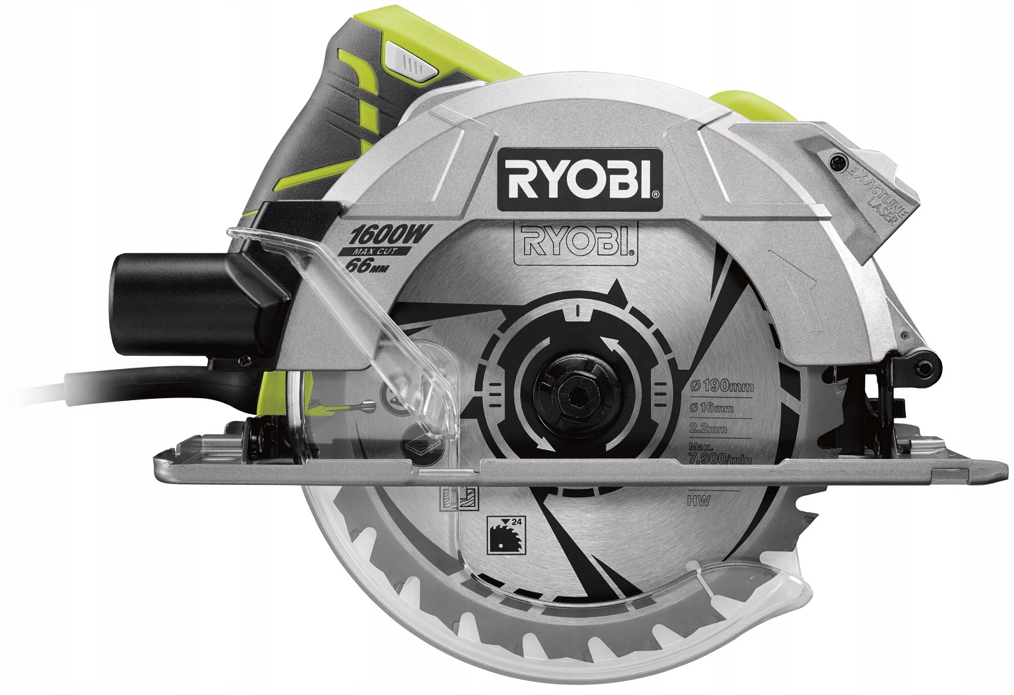 Pilarka Tarczowa Rcs 1600K 66MM 1600W 190MM Ryobi