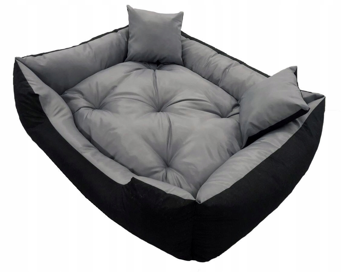 Levně Velké Pelíšek Kotec Postel Pro Psa Kočka 100 x 75 cm Šedá