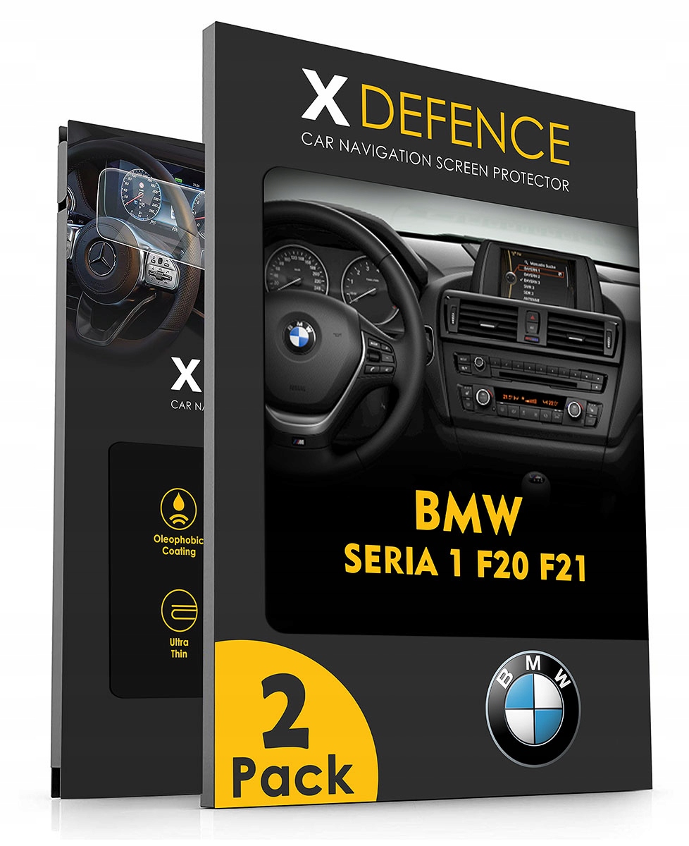 2w1 Szkło Ochronne Na Nawigację Ekran Do Bmw Seria 1 F20 F21