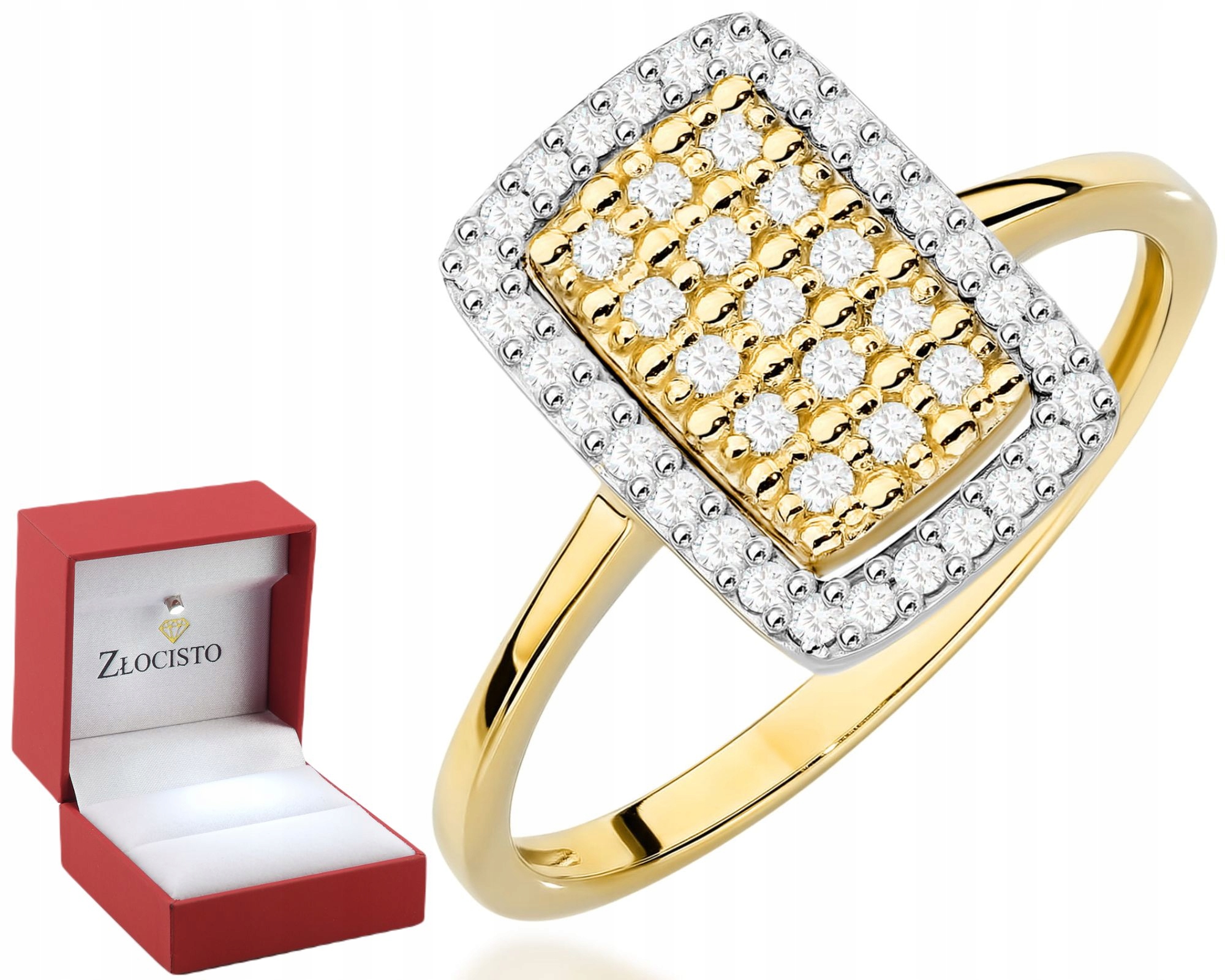 Zlatý Prstýnek S Brilianty Gravírování Bonus Zlato 585 Jako Dárek