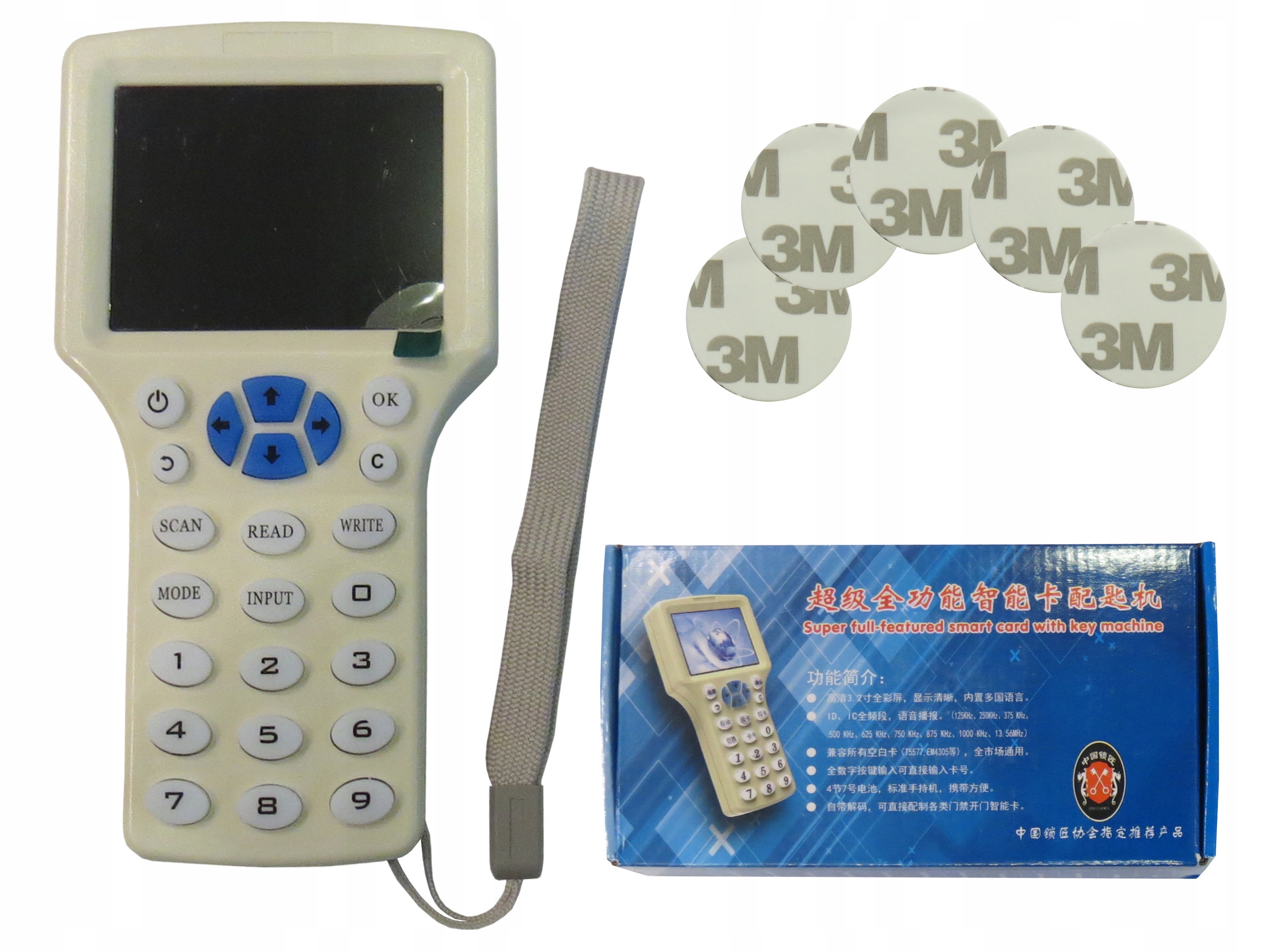 Profesionální programátor Rfid ID 125kHz 5 karet