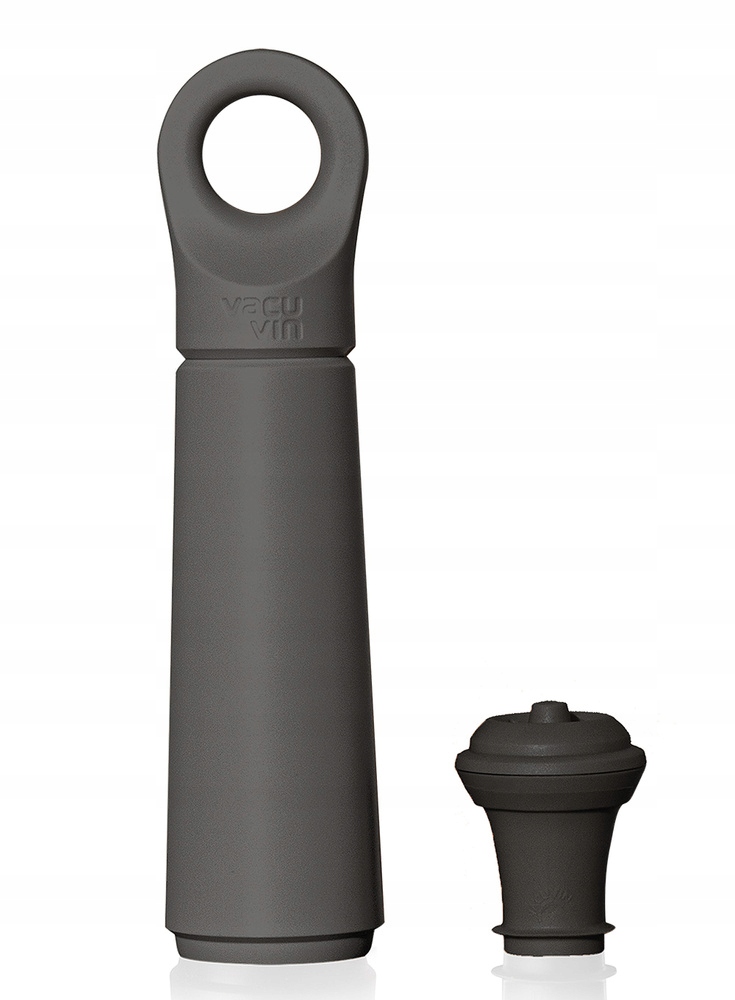 Vakuová pumpa zátka Vacu Vin Loop Wine Saver grafitová