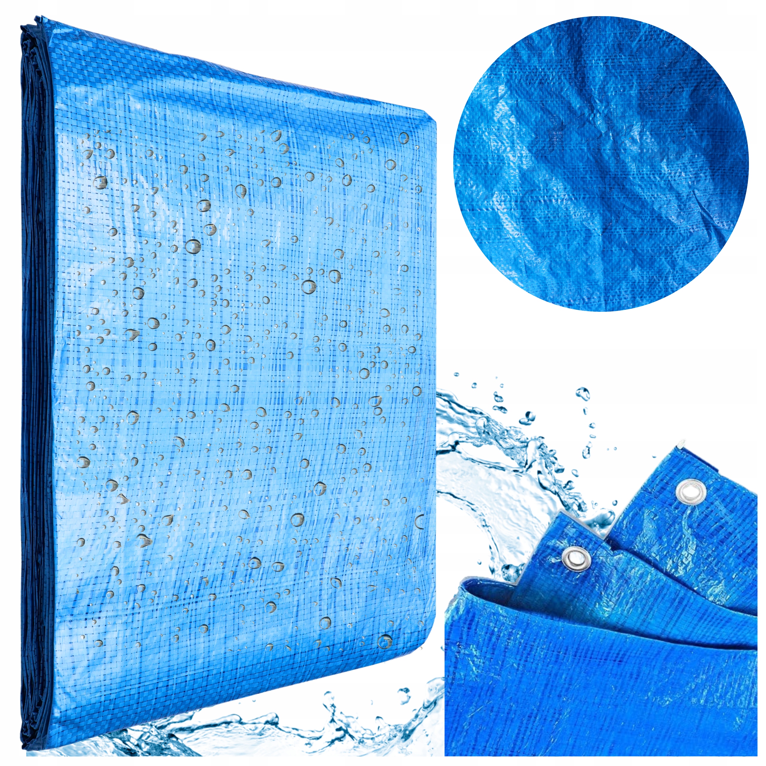 Krycí Plachta Silná 15X20 M Plachta Mrazuvzdorná, Voděodolná, Zesílená