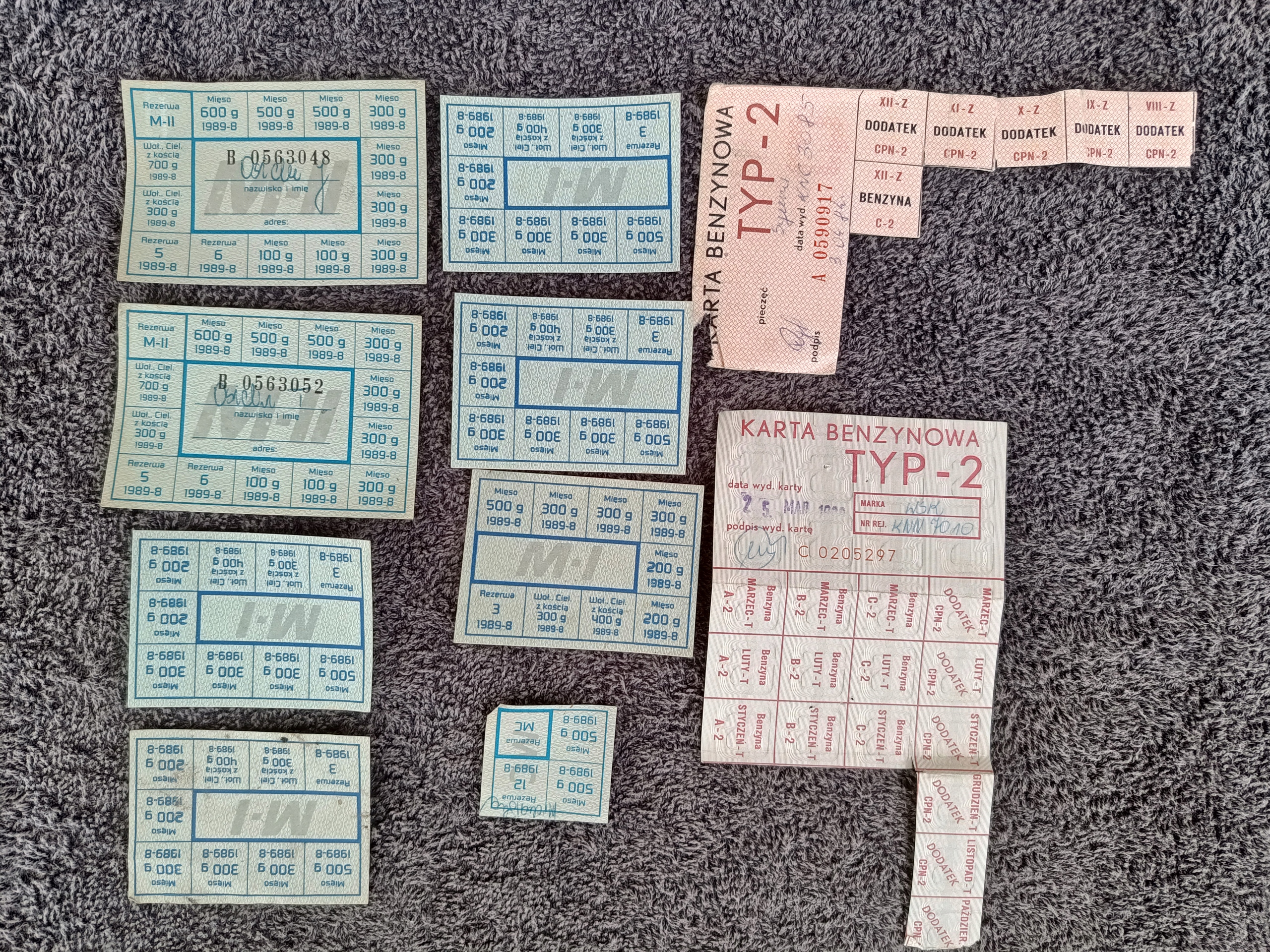 Kartki na Żywność Paliwo z PRL-u