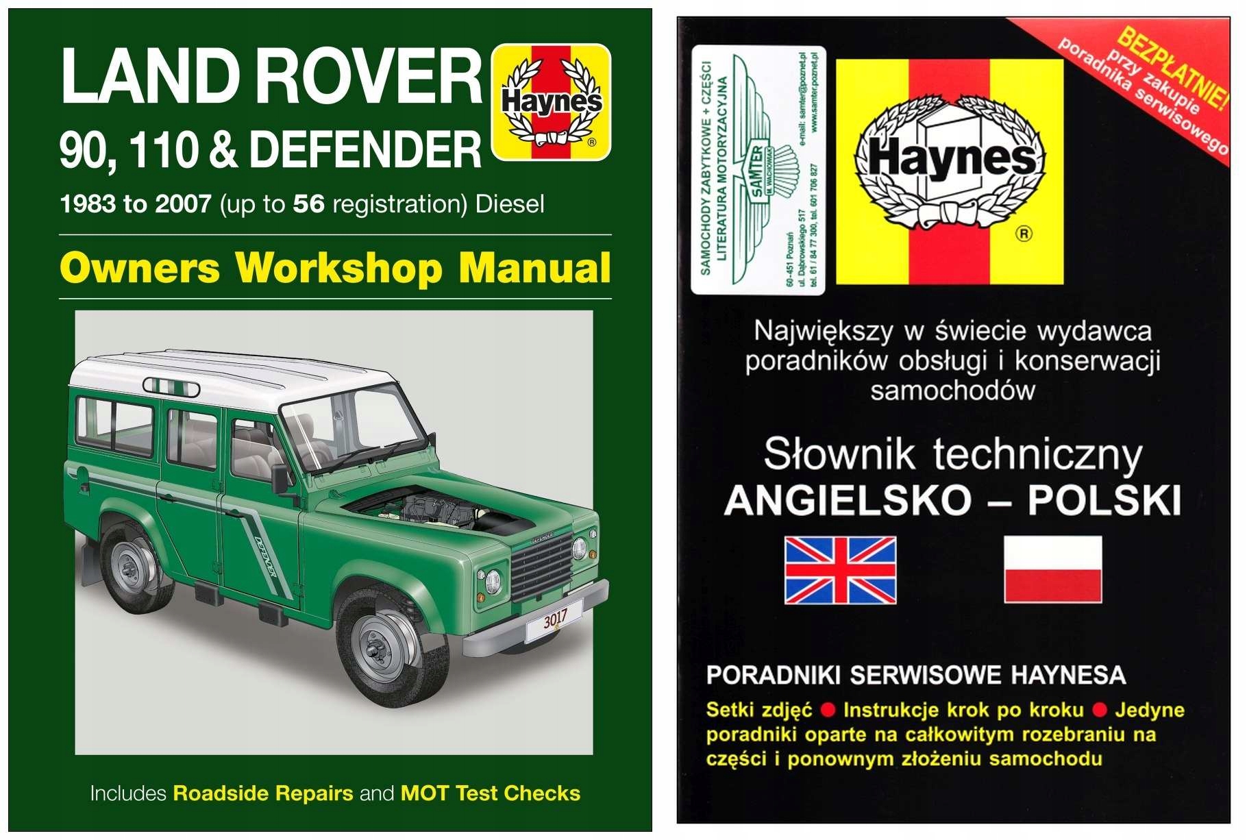 Land Rover 110 1983 2007 naprawa instrukcja