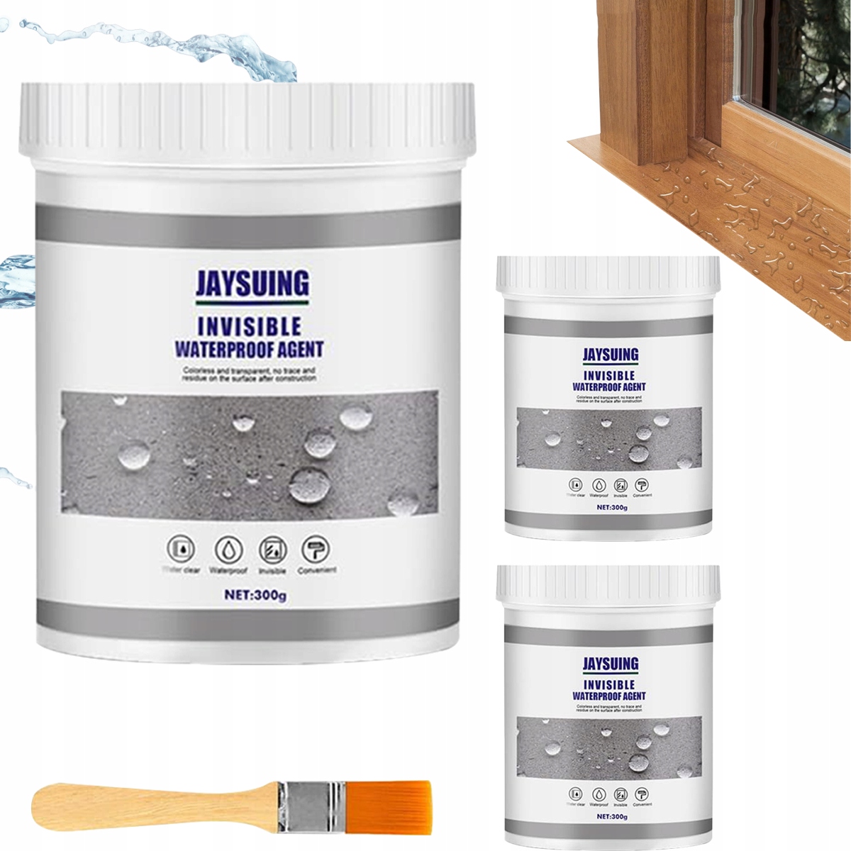 INVISIBLE WATERPROOF AGENT PRZEZROCZYSTY ŚRODEK USZCZELNIAJĄC 600G