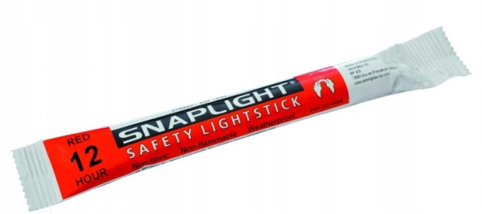Światło chemiczne Snaplight 6" 12h czerwone