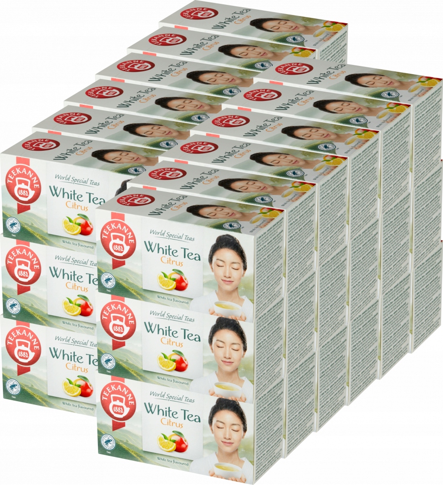 Teekanne herbata Biała Citrus white tea Cytryna Mango 20 Torebek x36