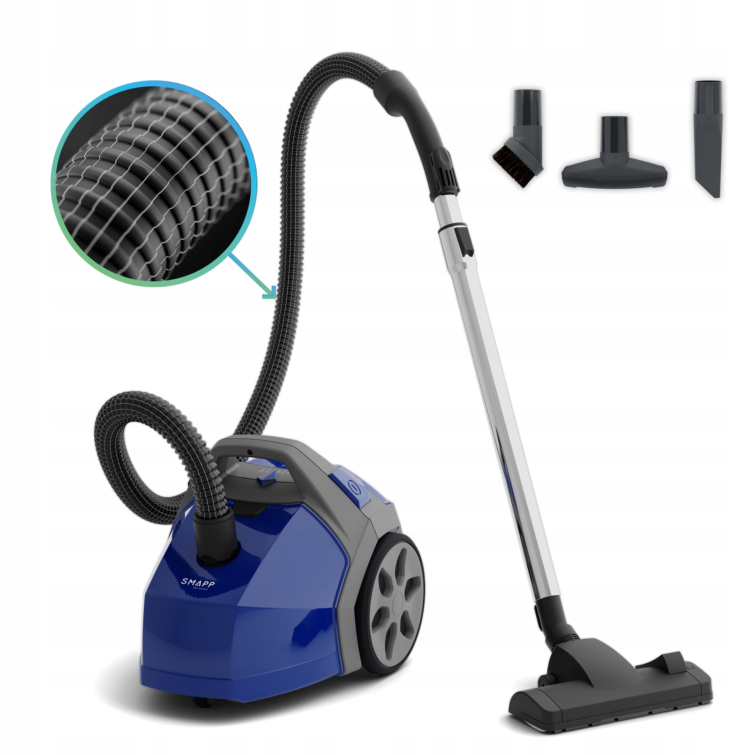 Odkurzacz Workowy Smapp 608.2 Niebieski Polska