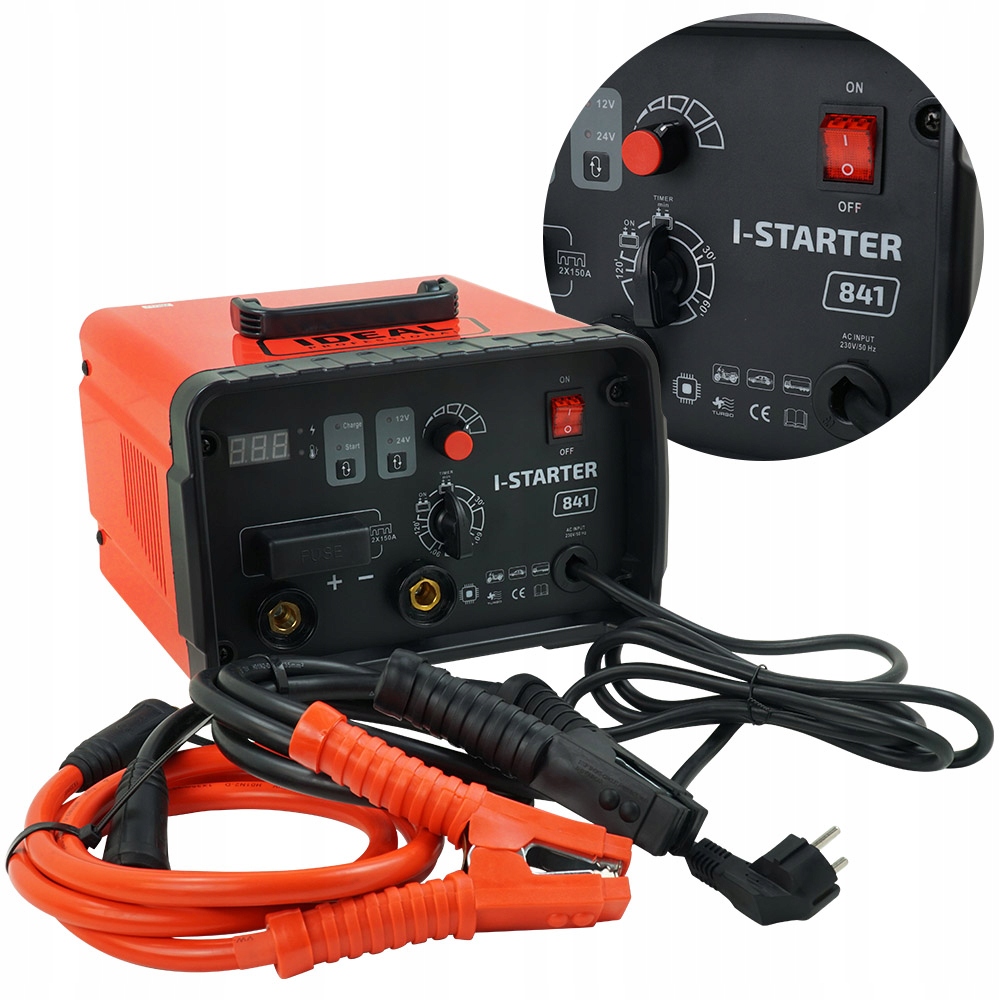 Prostownik inwertorowy z ROZRUCHEM IDEAL rozruch