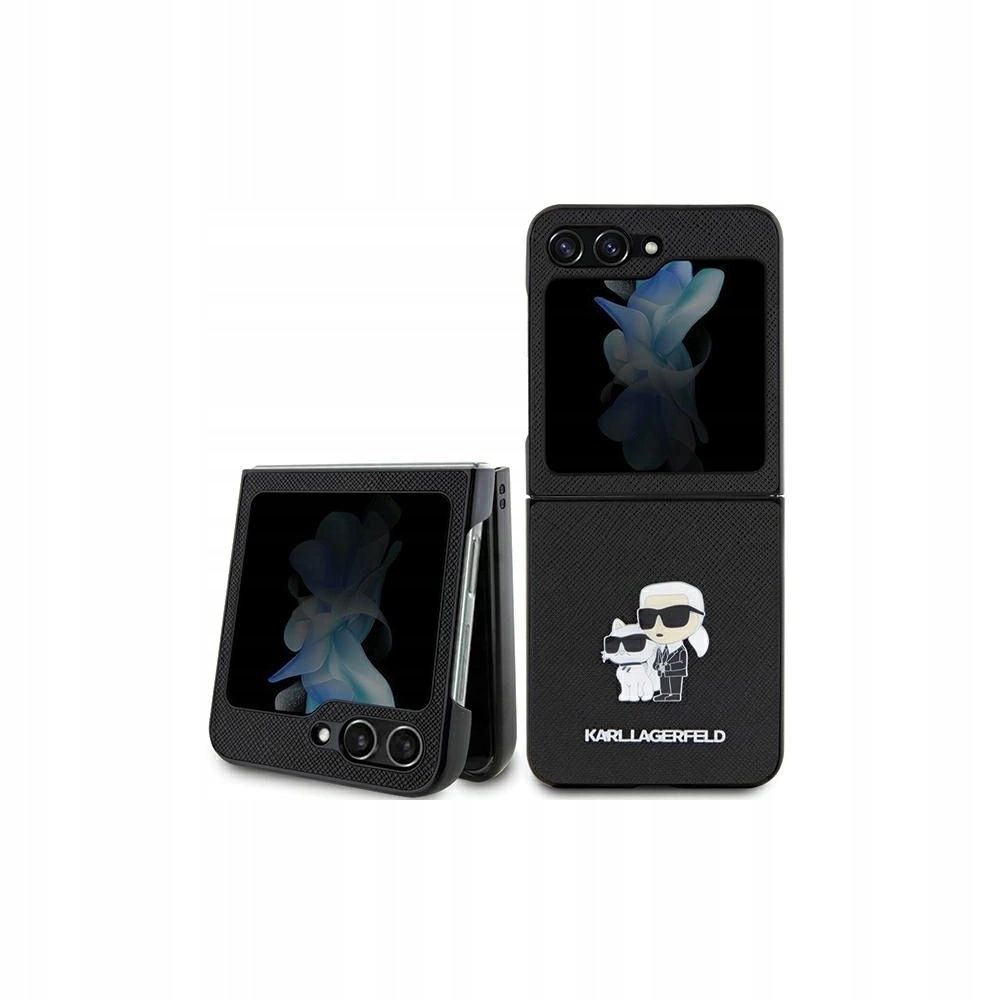 Pouzdro Karl Lagerfeld KLHCZF5SAKCNPK Samsung Galaxy Z Flip5 hardcase Saffiano