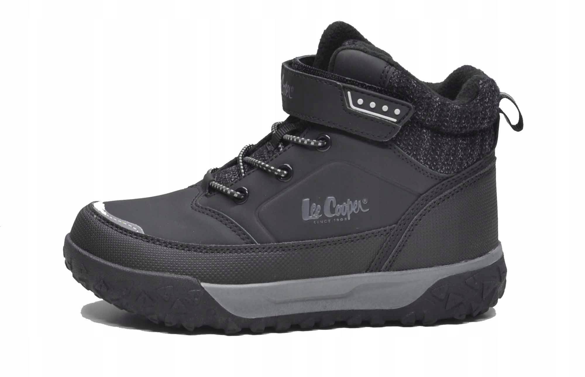 Lee Cooper LCJ-26-01-4655 Czarne Trzewiki 32