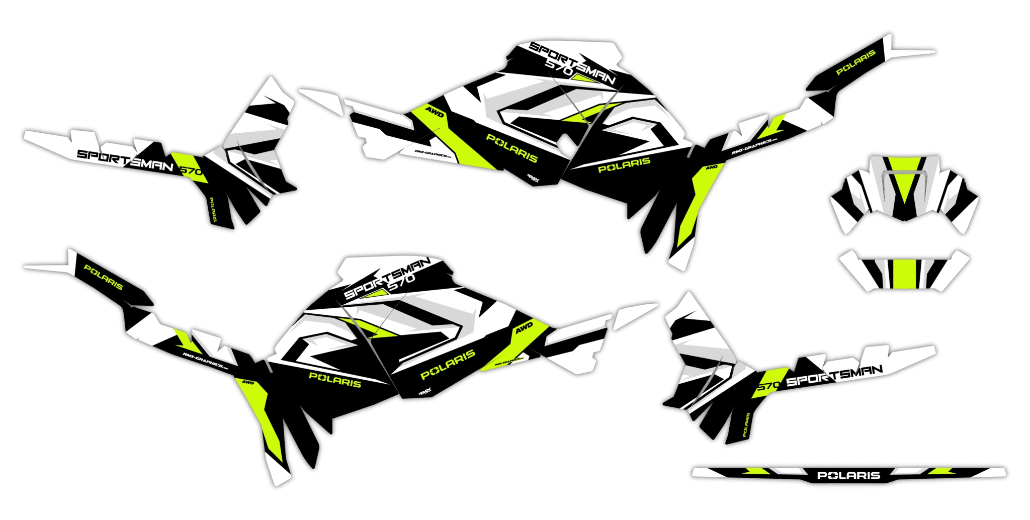 Dýha Samolepky Polaris Sportsman Touring 570 2025+ #5424209