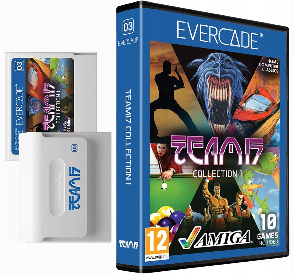 Gra Team 17 Col. 1 Kolekcja Gier Na konsole Evercade Exp V-r Retro Gaming