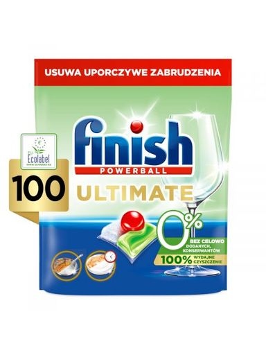 Levně Finish Kapsle do myčky nádobí Ultimate 0% 100 ks