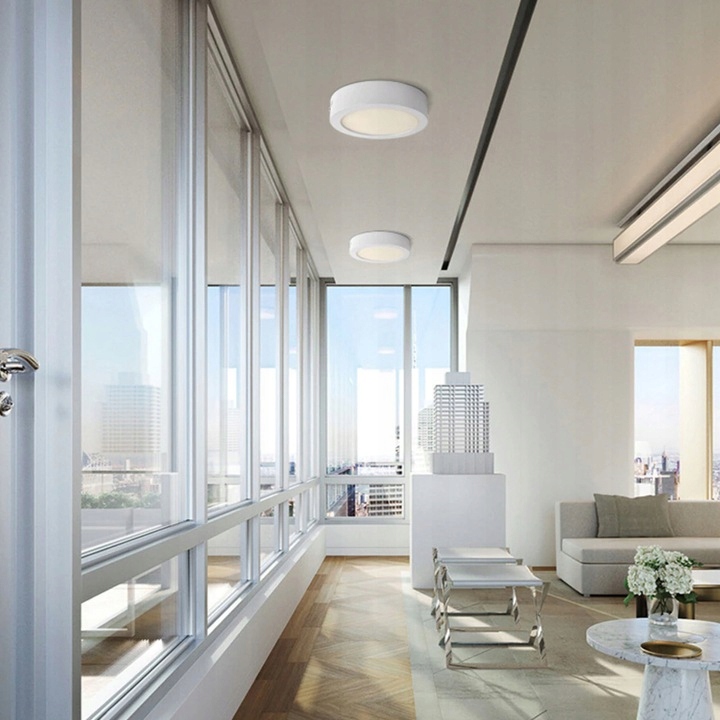 Panel LED plafon okrągły natynkowy 18W CCD Rodzaj plafon