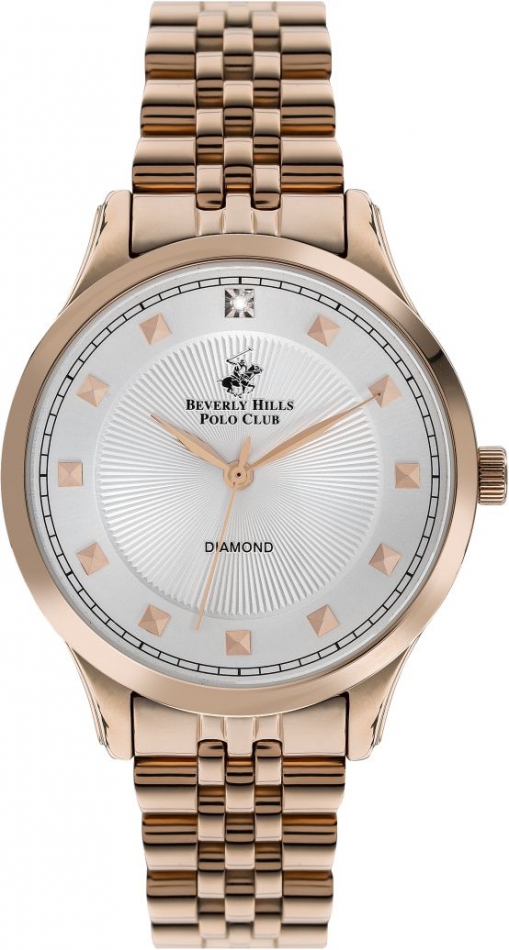 Dámské hodinky Beverly Hills BP3196C.430, růžové zlato, módní, s diamanty