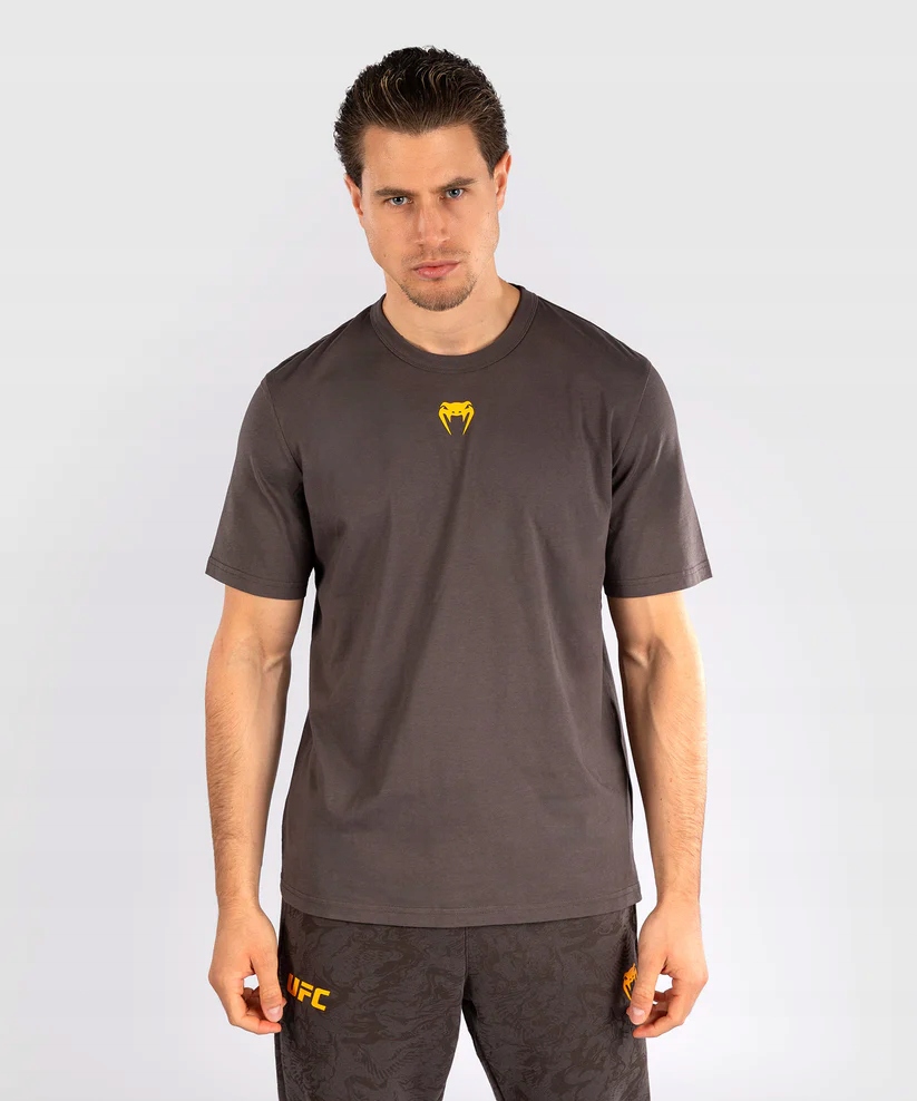 Ufc Venum T-Shirt Tričko Krátký rukáv Fusion Fight Week Solid Brown M