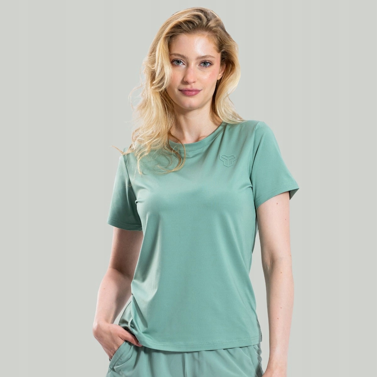 GymBeam Damska koszulka Ultimate Agave L