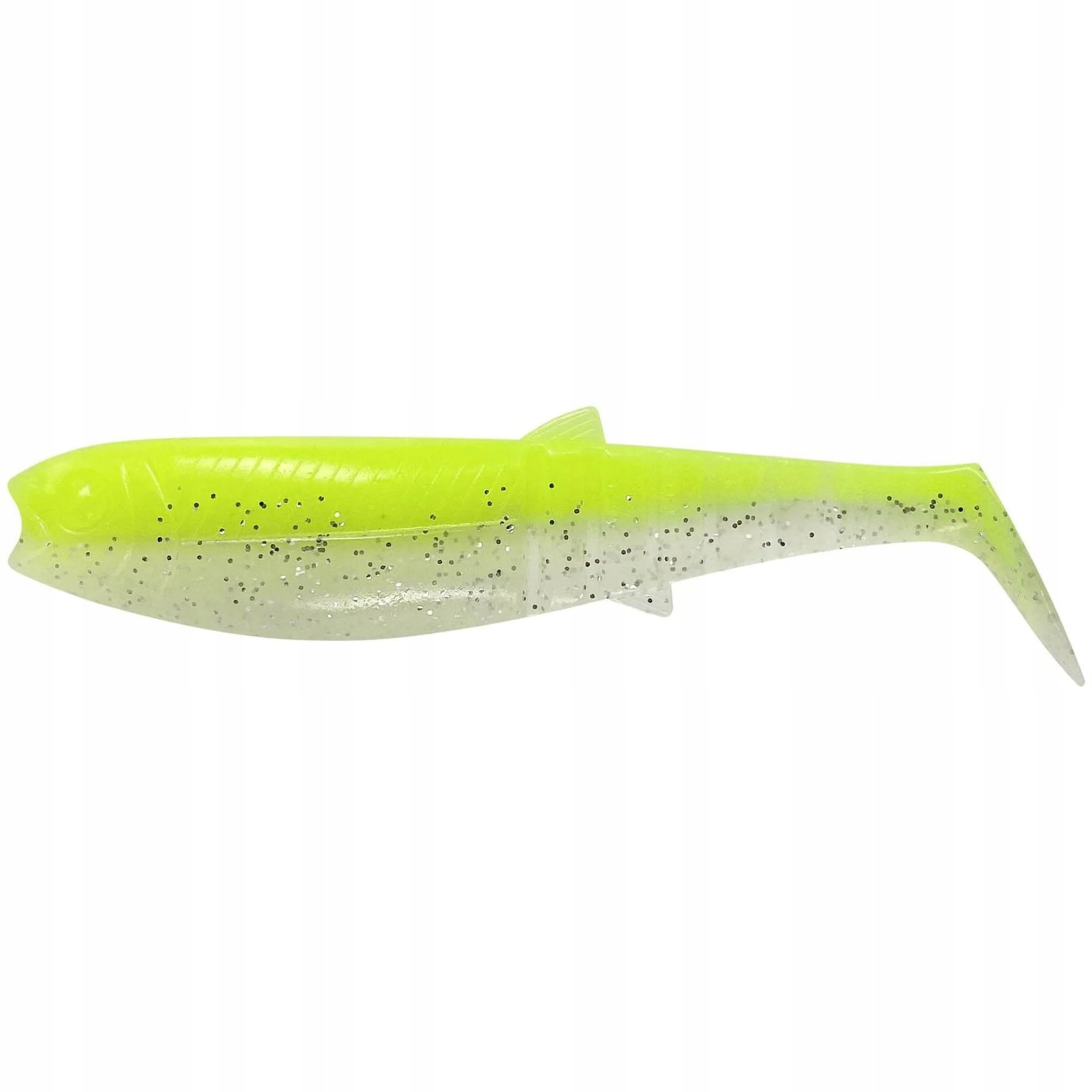 Guma Savage Gear Cannibal Shad B 12.5cm 20g Fluorescent Yellow Glow