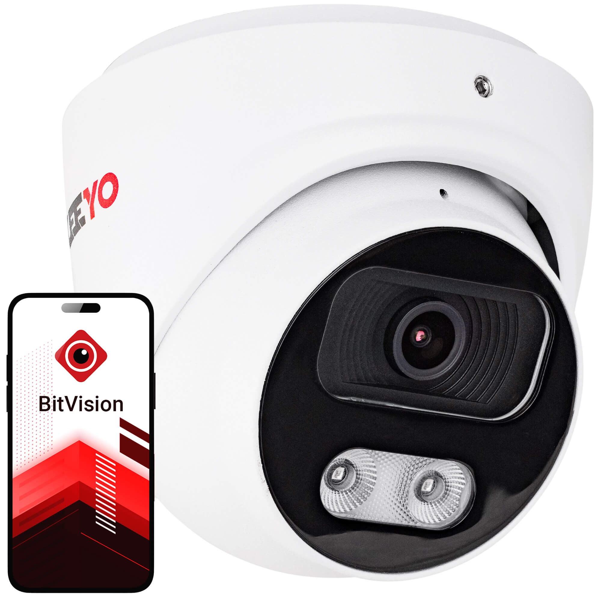 Kamera kopułowa Ip Keeyo LV-V-IP5M25DF-DL 5Mpx Ir 25m Ir/led