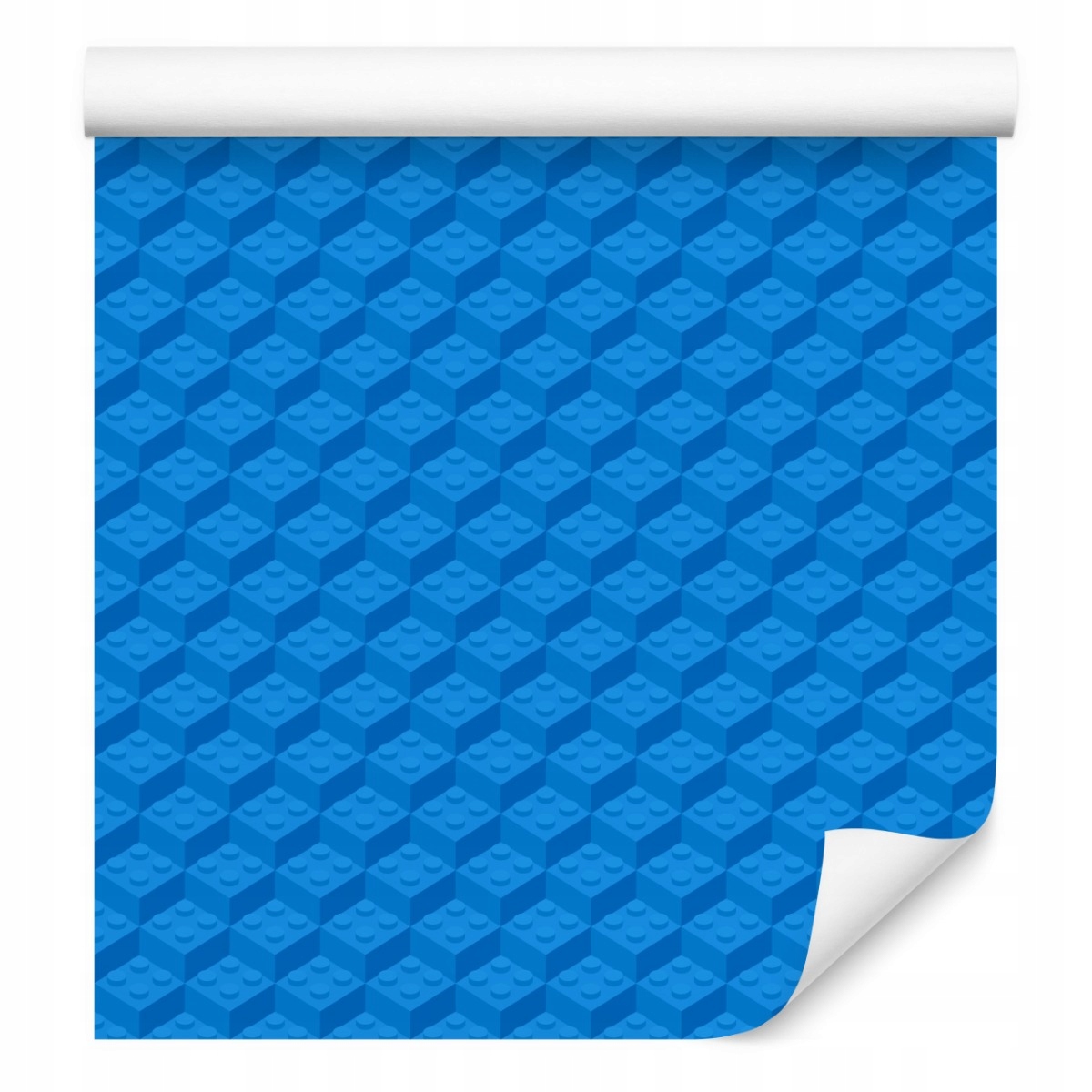 Tapeta pro děti Kostky Lego Modré vzory