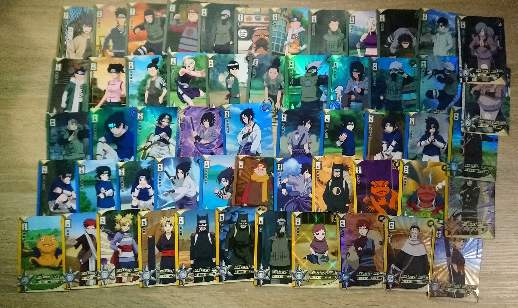 Karty Naruto CCG karty do gry 50 kart System Dragon Ball