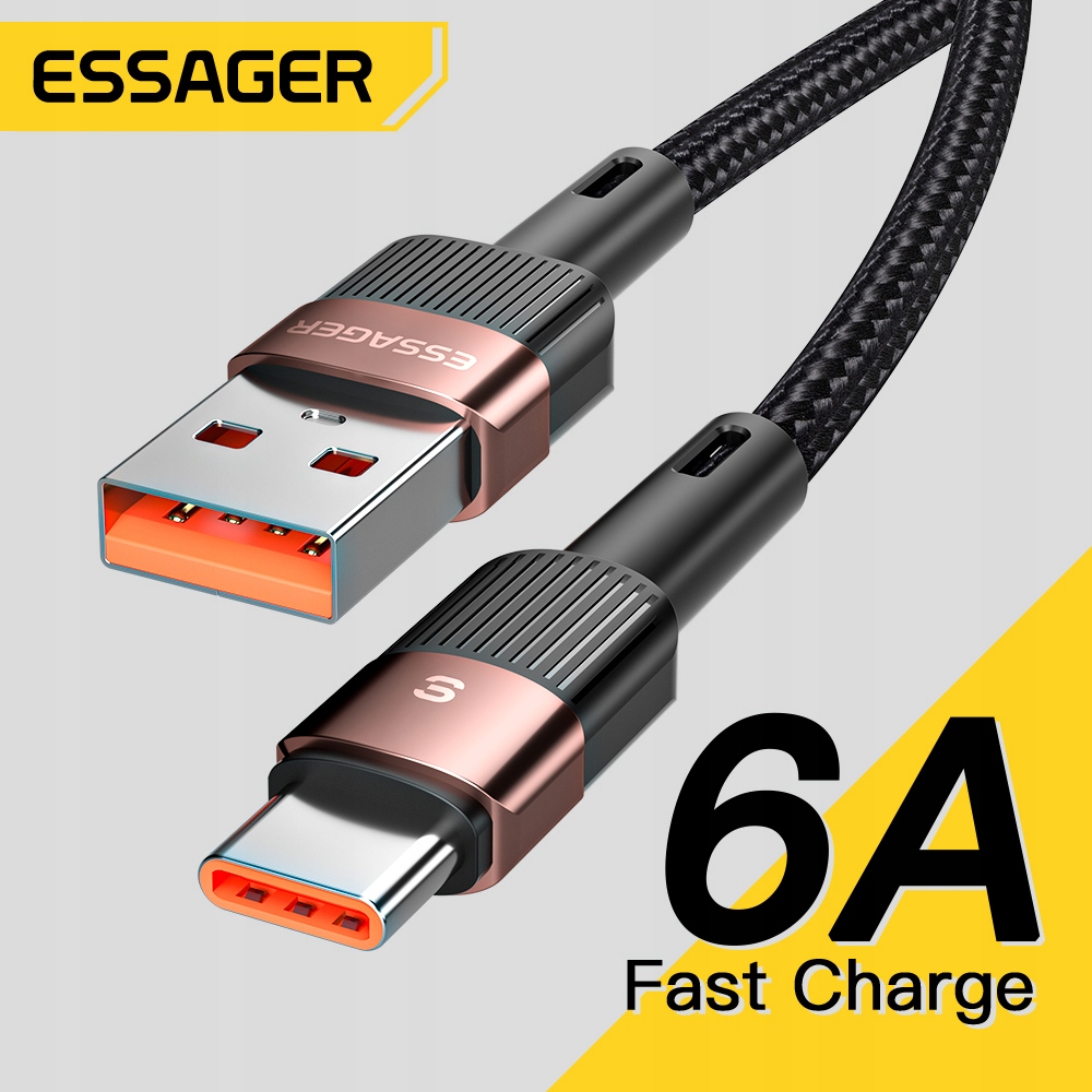 Kabel USB 6A Typ C QC 66W do HUAWEI XIAOMI SAMSUNG Kod producenta EXCT-XC12