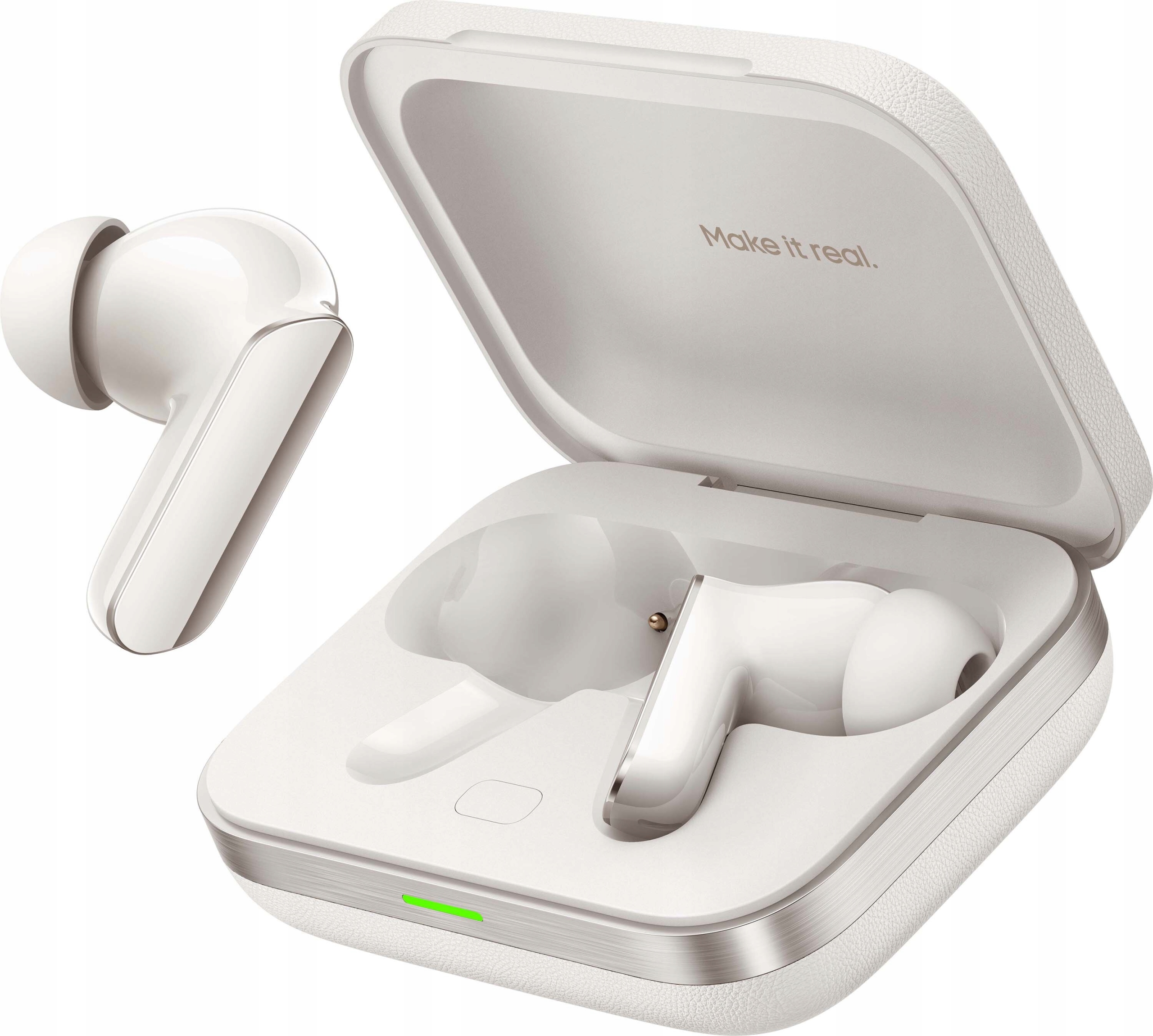 Bezdrátová sluchátka do uší Realme Buds Air 7 Pro Anc Béžová Bílá