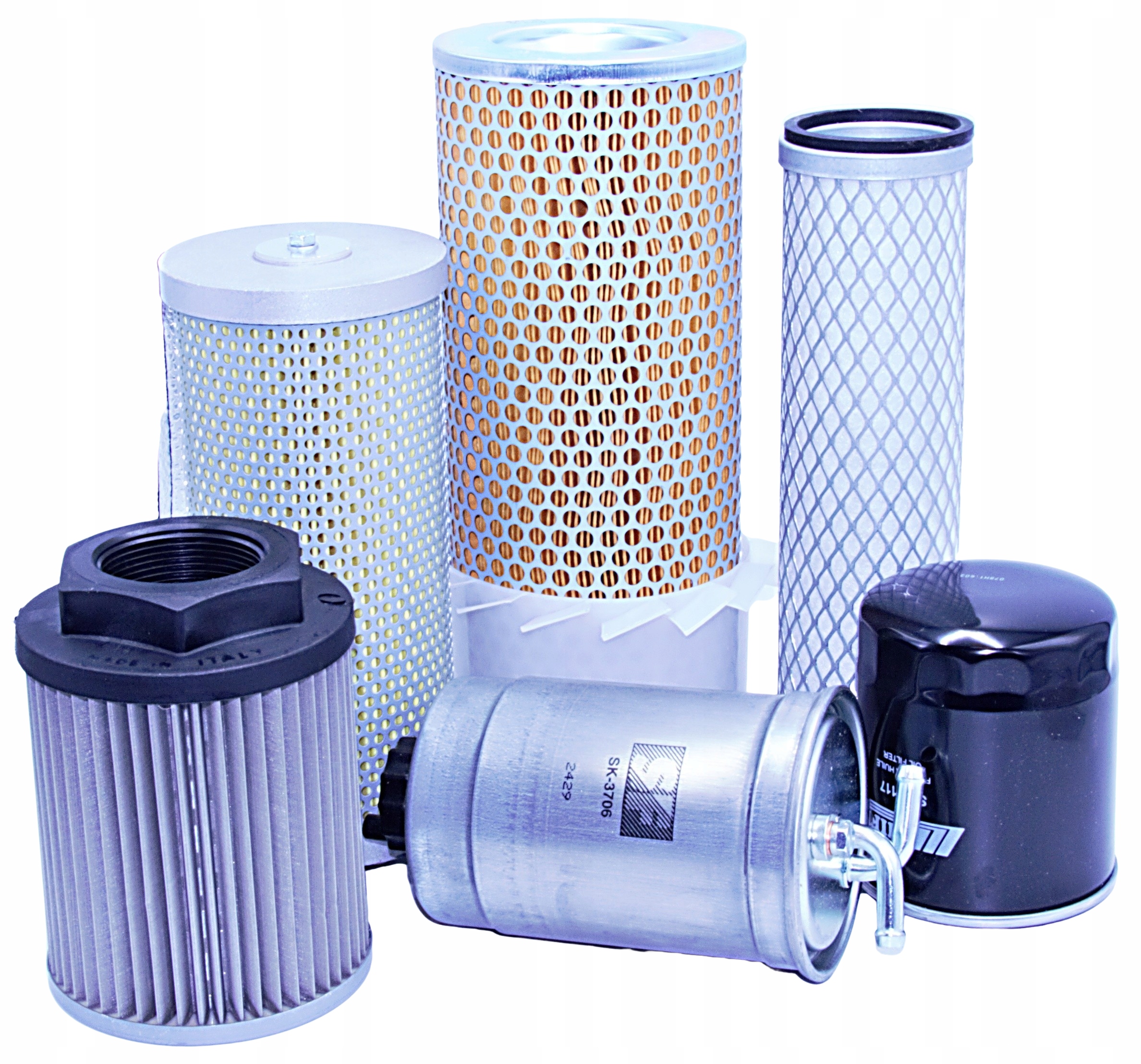 Filtry Kubota KX91-2 od sériového č. 56297 sada .