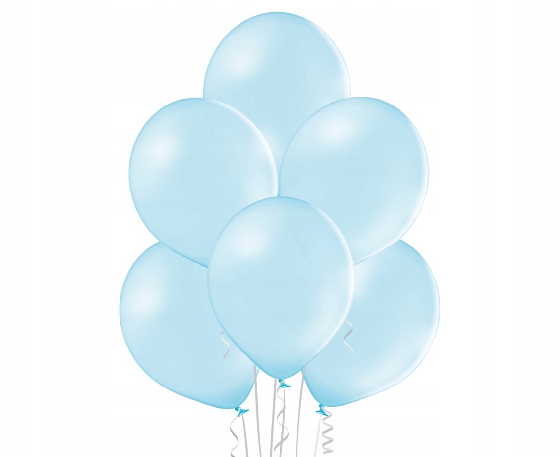 balony błękitne pastelowe  100 szt. Belbal B105  | GP04-003/03 — 3