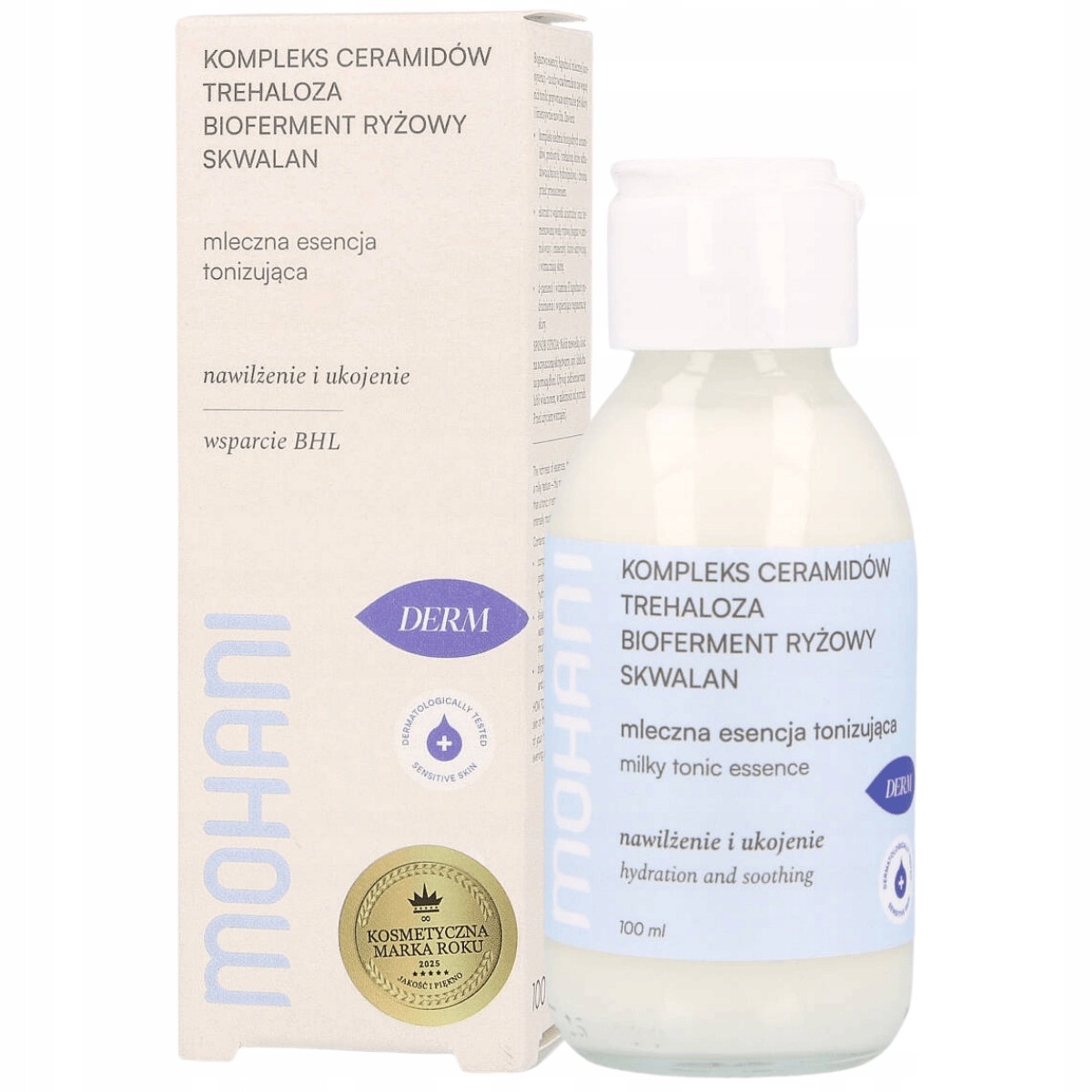 Mohani Mléčná tonizující esence, 100 ml