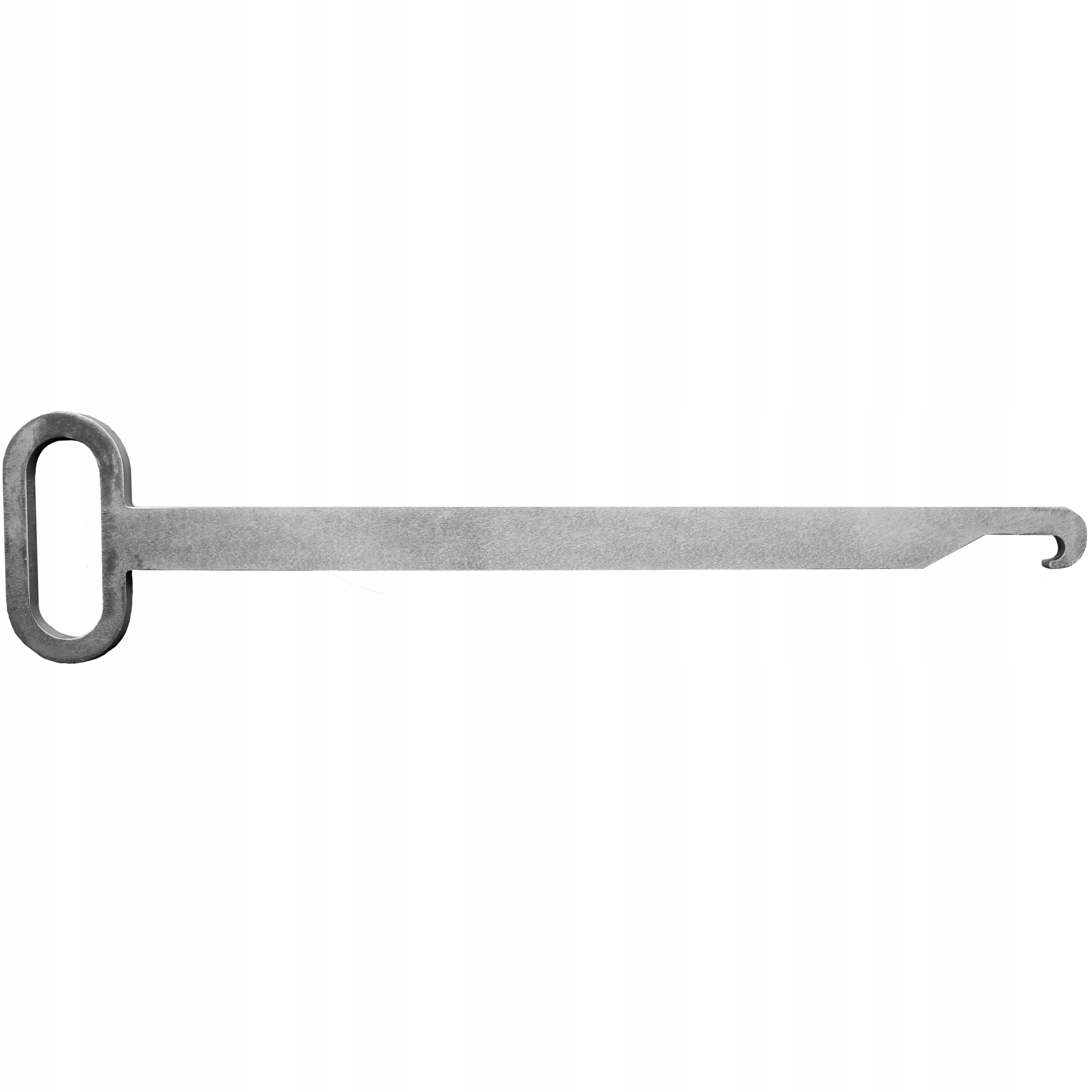 Metalowy klucz hak do otwierania włazów pokryw studni telekomunikacyjnych