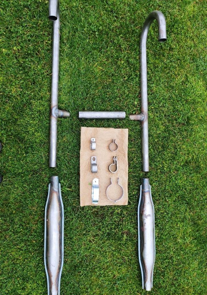 Ural Výfuk Tlumič Koleno Doutníku Surové