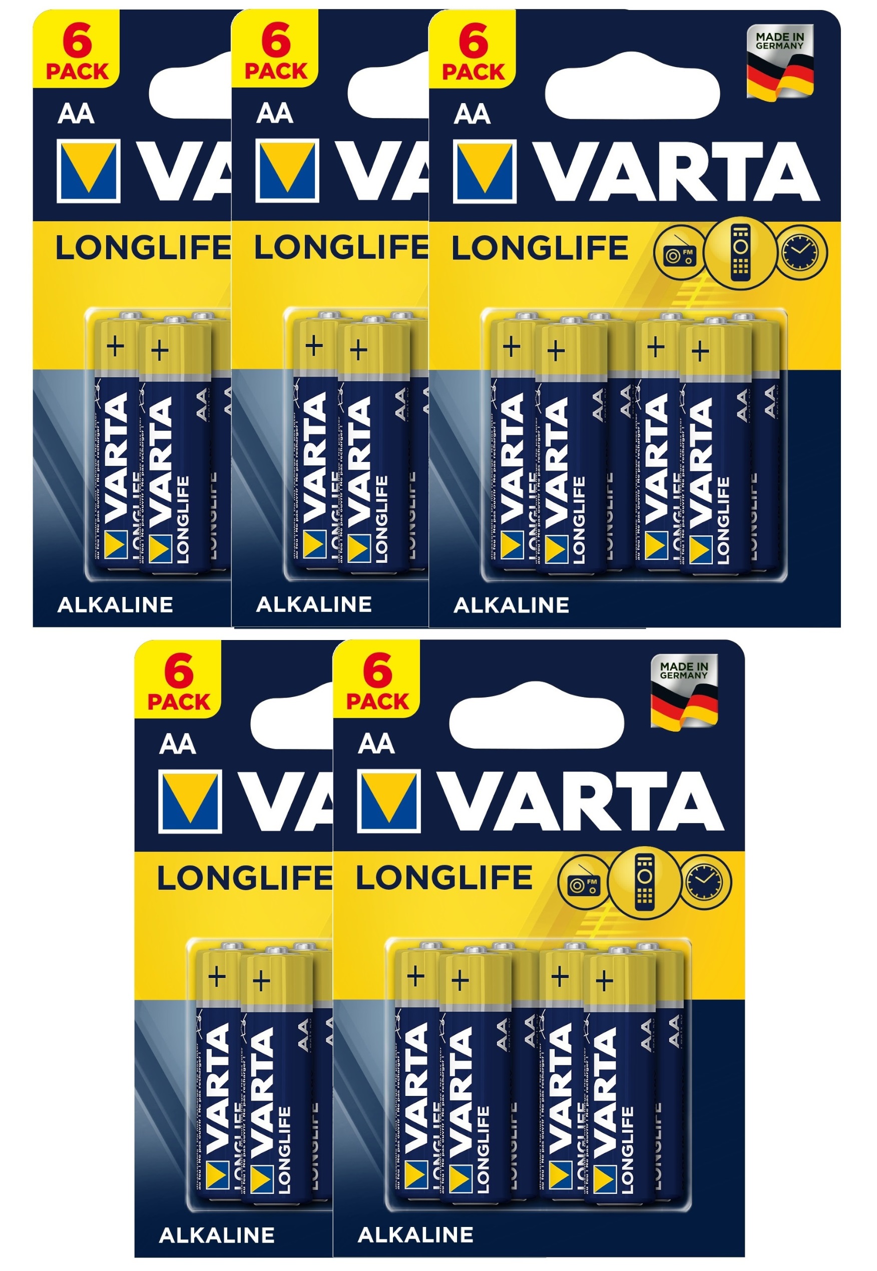 

bateria Varta Longlife Aa 30 szt. LR6