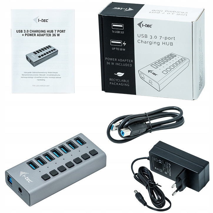 Tech Discount - TD® Port Hub USB 3.0 High Speed 7Ports Pour Ordinateur, Pc,  Tablette /câble connectique-accessoire port USB-informatique - Hub - Rue du  Commerce