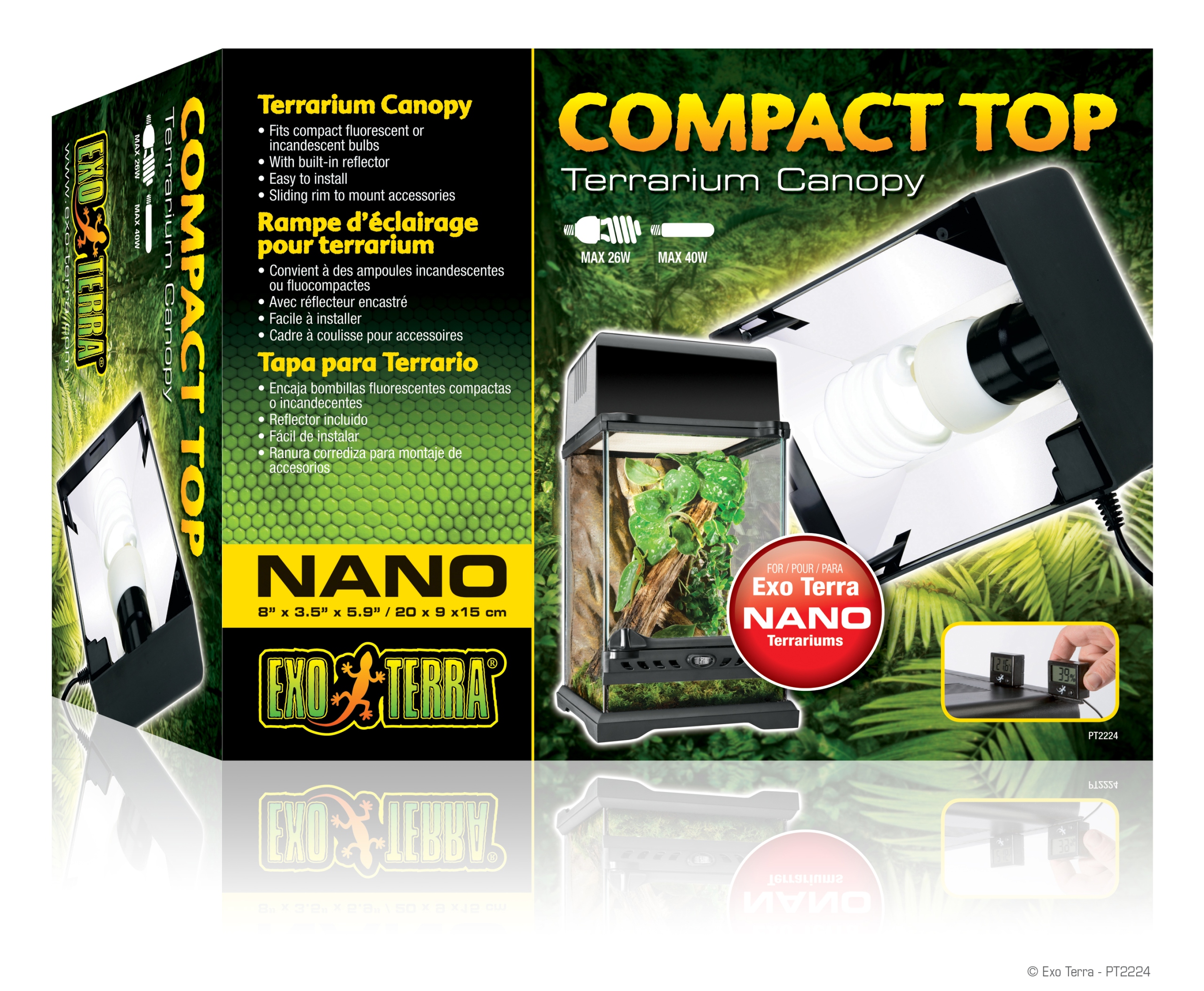 Levně Svítidlo Compact Top Nano, 20x9x15cm