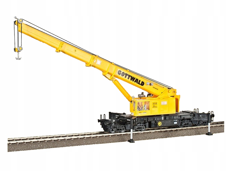 Kibri H0 1:87 Model pro lepení Železniční vozidlo Teleskopický jeřáb 16000