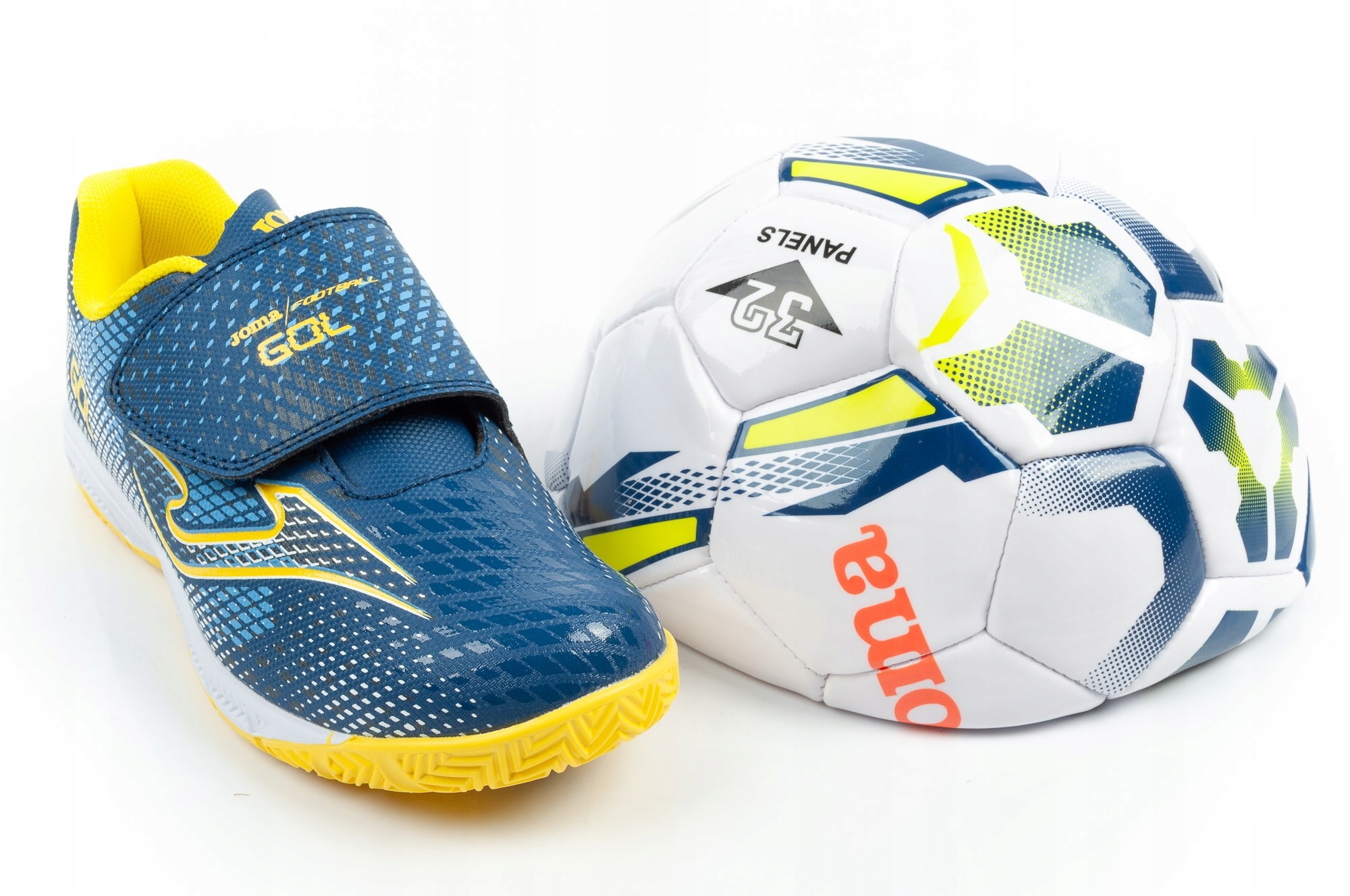 Sportovní fotbalové halové boty Joma Gol Jr 2603 vel. 28 v sadě s míčem