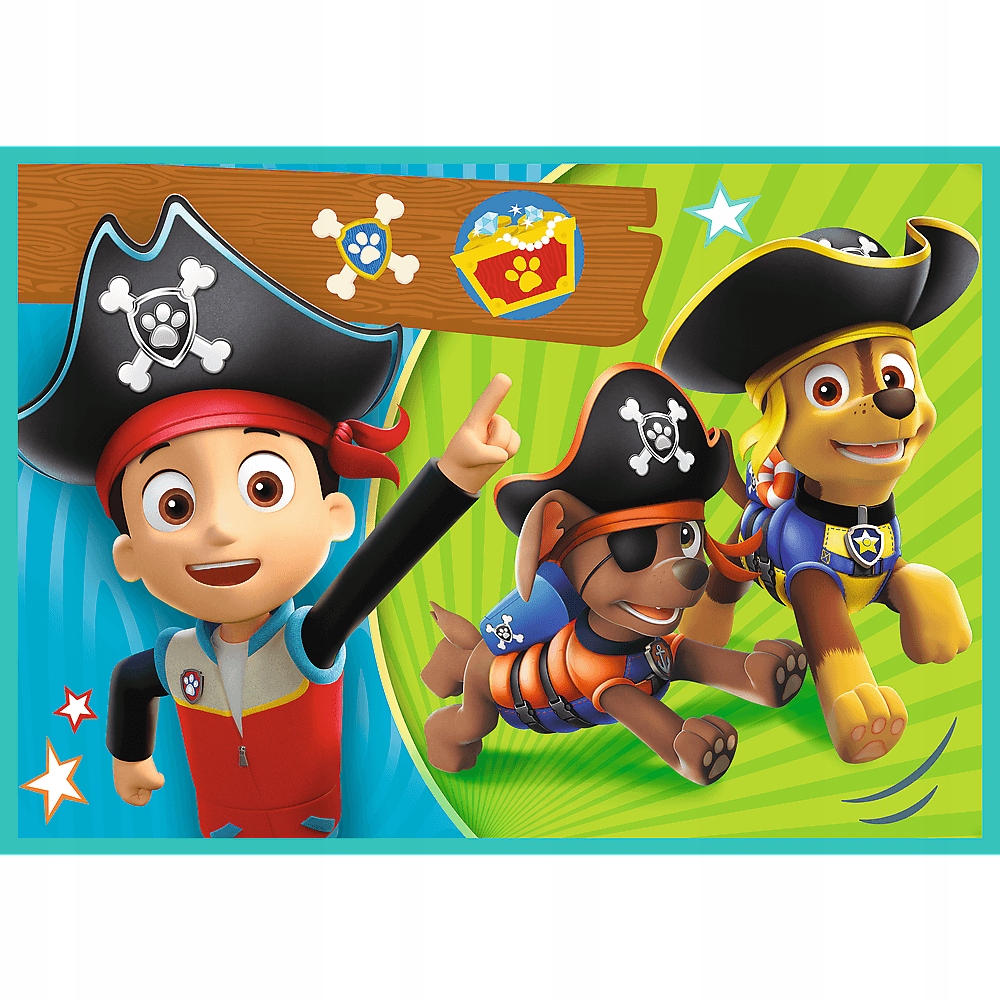 PUZZLE 4W1 UKŁADANKA DLA DZIECI EKIPA PSI PATROL PAW PATROL PIESKI 3+ TREFL Kolekcja Puzzle