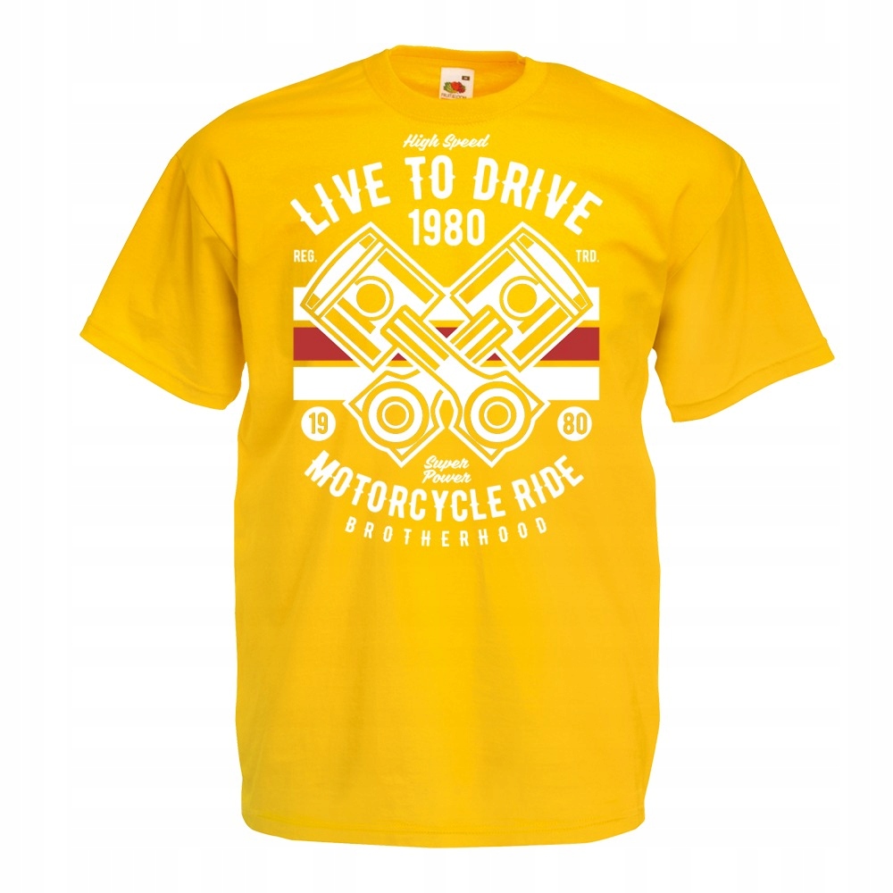 

Koszulka live to drive motocykl części motor M