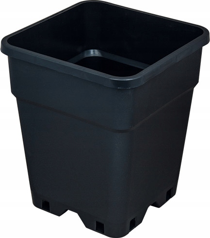 MOCNA KWADRATOWA DONICZKA PRODUKCYJNA 11L / 24x24x28cm, WYSOKA, Z RANTEM EAN (GTIN) 4260520751073