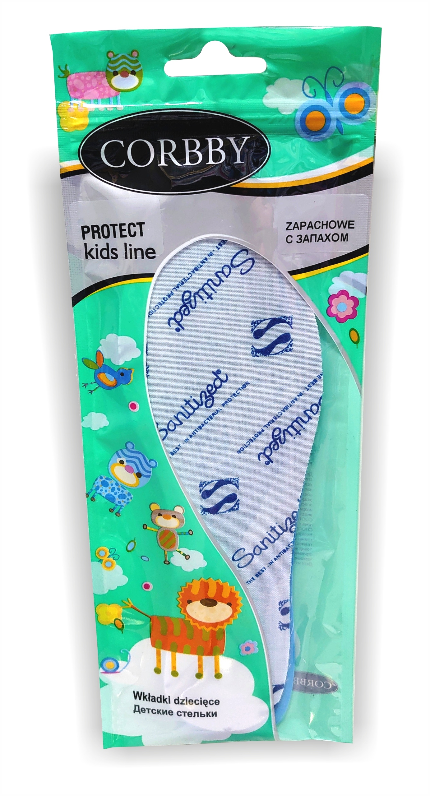 WKŁADKI BUTÓW DZIECI NADPOTLIWOŚĆ ANTYZAPACHOWE Zastosowanie antybakteryjne profilaktyczne