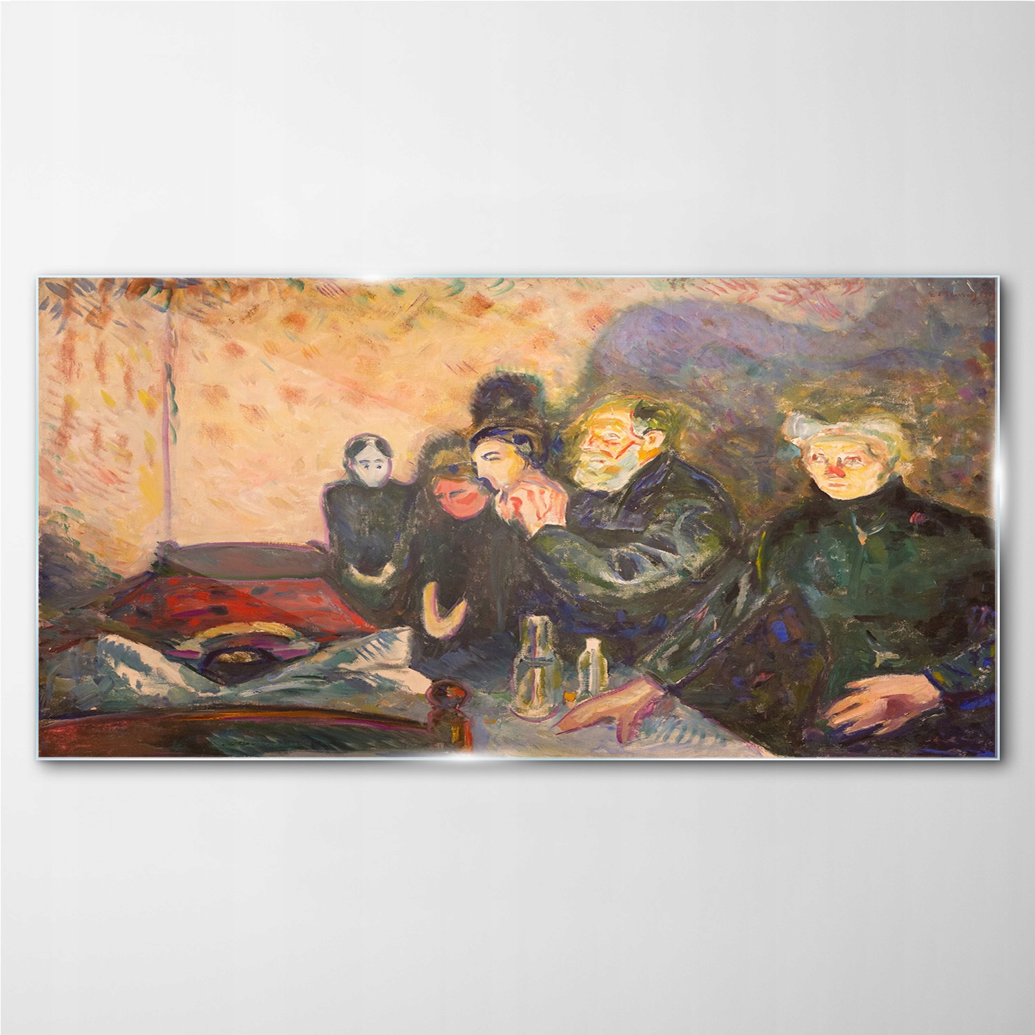 

Obraz szklany Śmierć walka Edvard Munch 100x50 cm