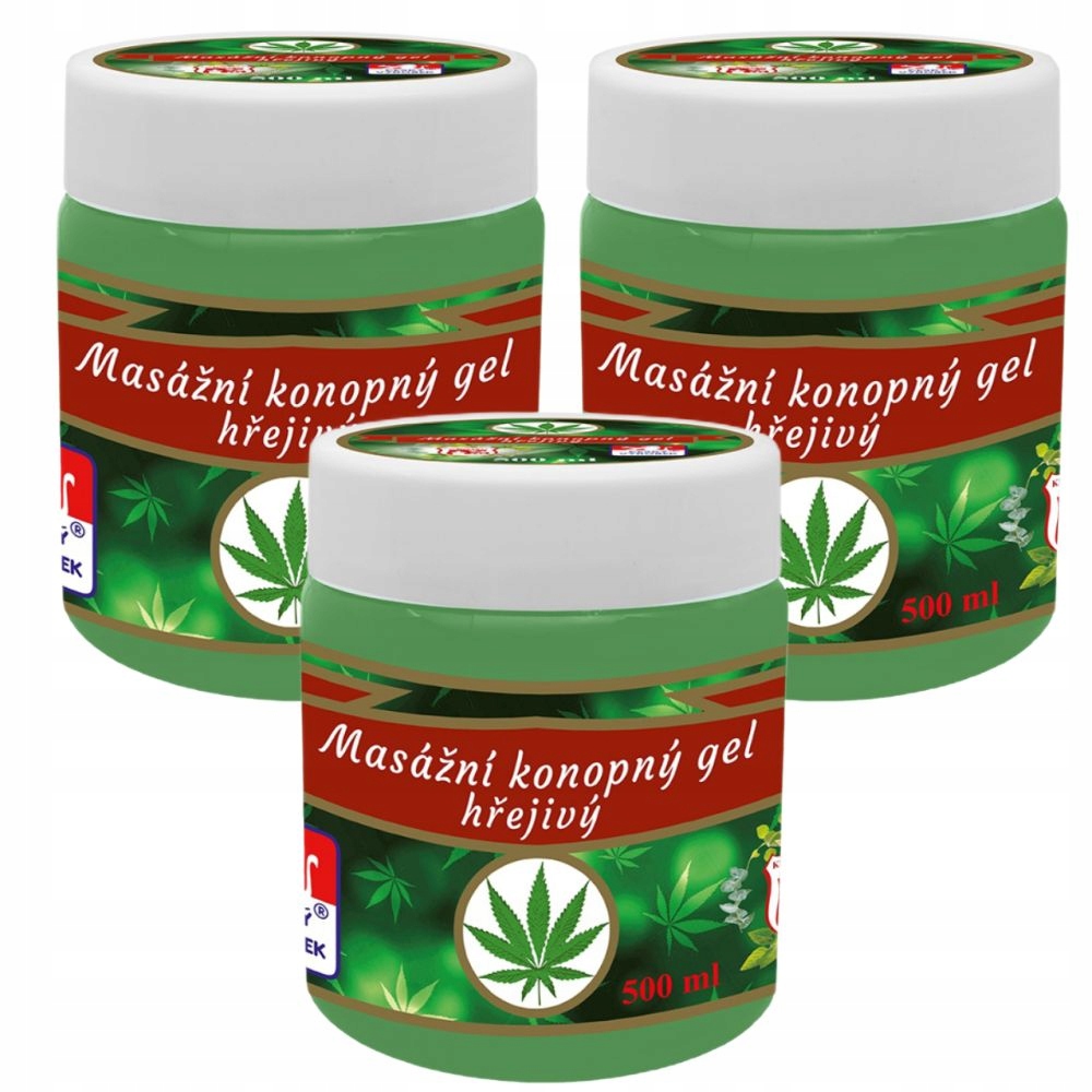 

Maść przeciwbólowa konopna przeciwzapalna 3x500 ml