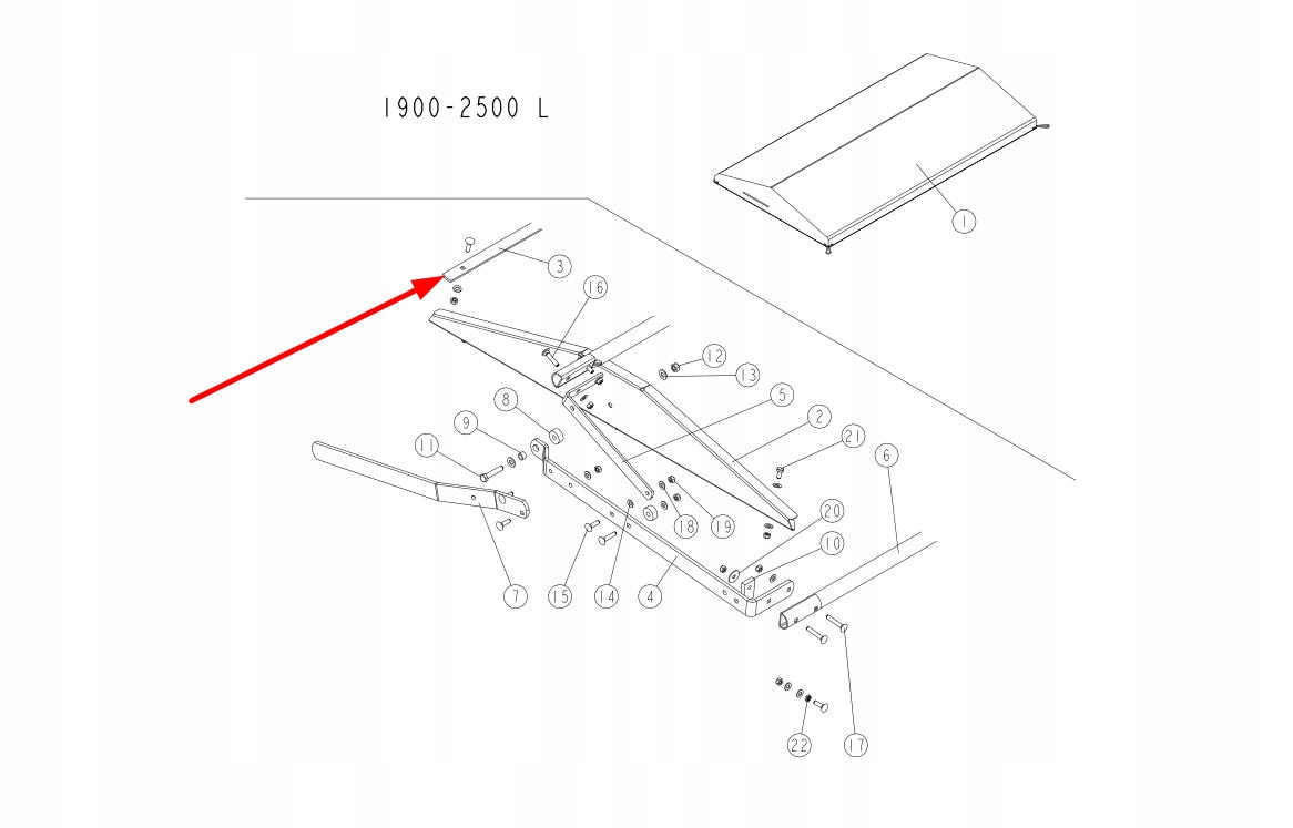 952345 держатель брезента