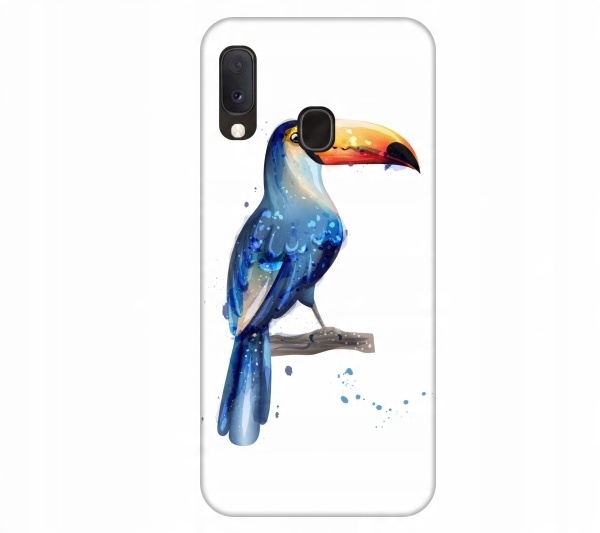 

Etui pokrowiec do Samsung Galaxy A20e Ptak tukan a