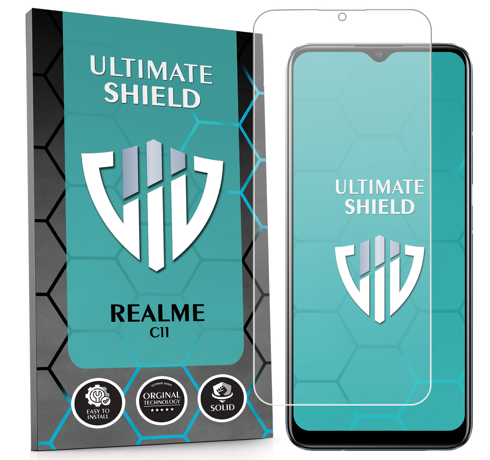 Sklo 3x Displej 7x Fotoaparát Objektiv Rychlé Pro Realme C11 Kvalita