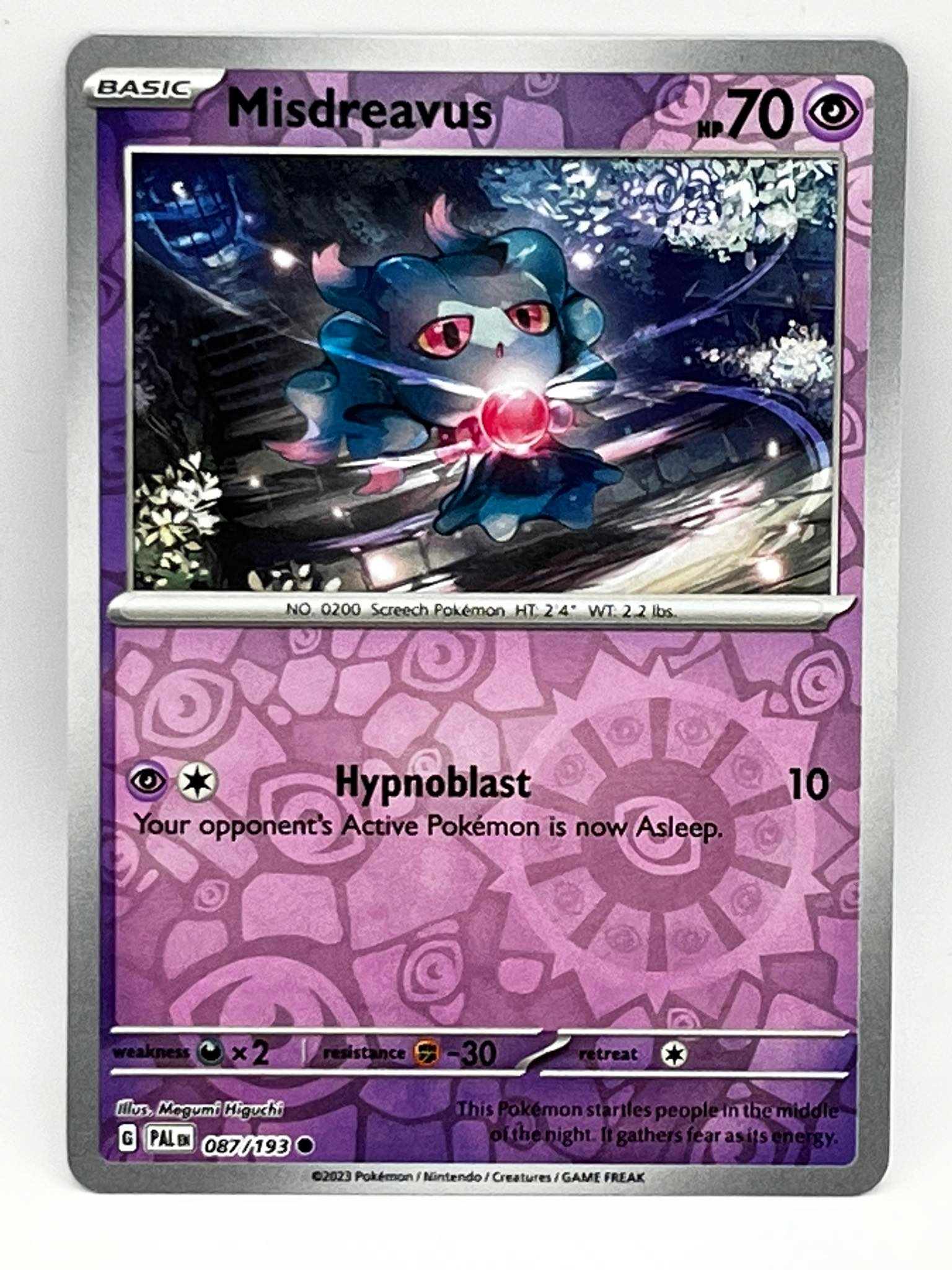 Karty Pokemon (pal 087) Misdreavus (r)