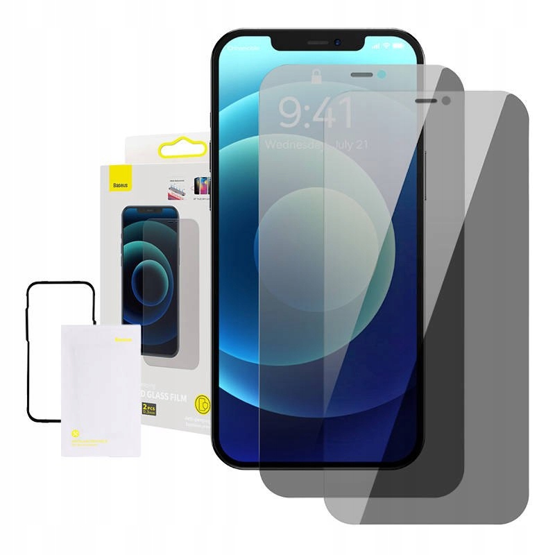 Szkło hartowane Baseus do Apple iPhone 12 Pro Max, 2 szt.